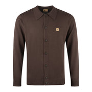 Gabicci Vintage Azima Knit Shirt Brown