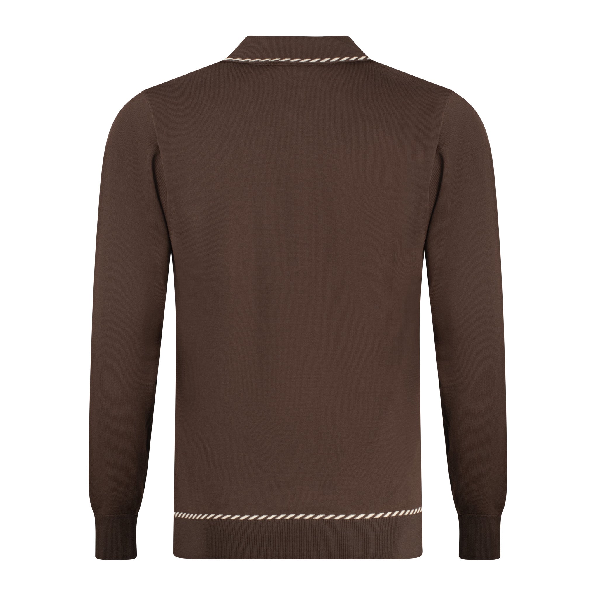 Gabicci Archive Kiki Knit Polo Brown