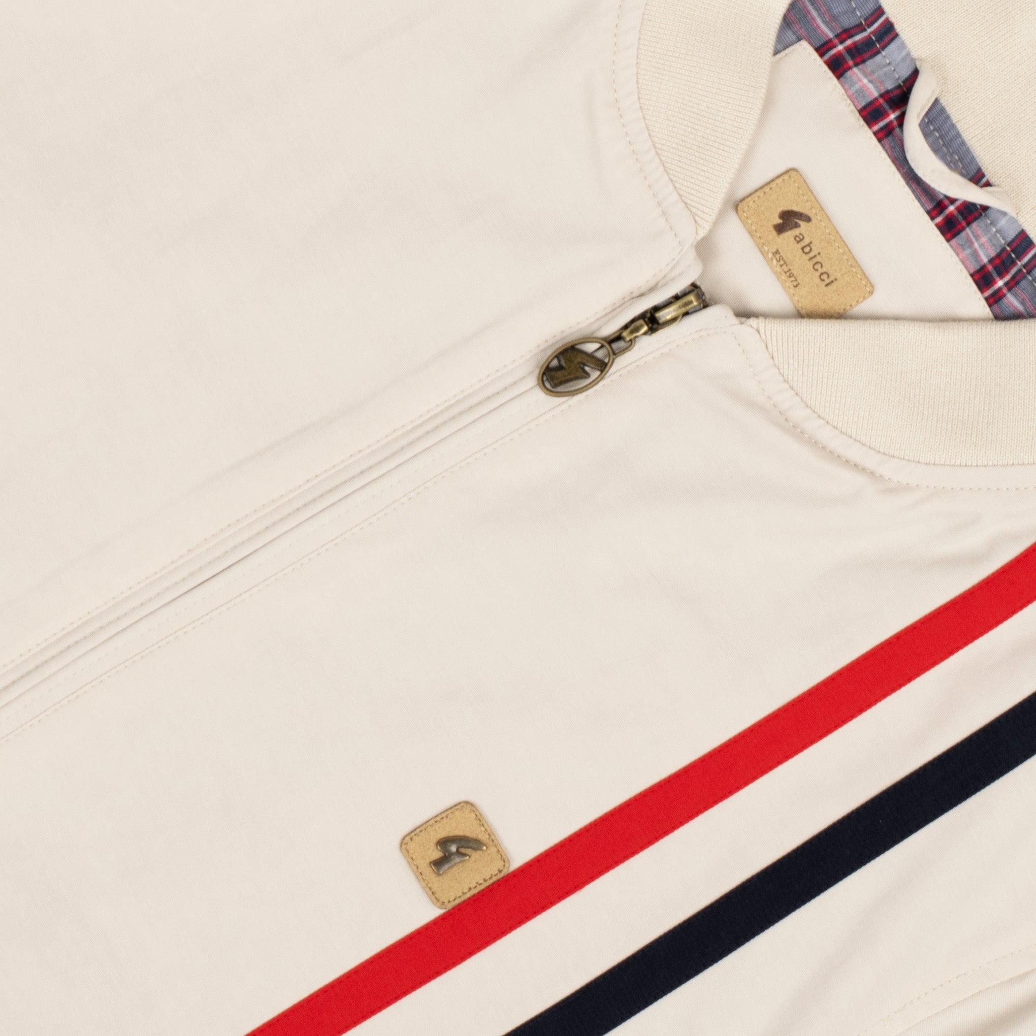 Gabicci Vintage Griffin Bomber Jacket Cream