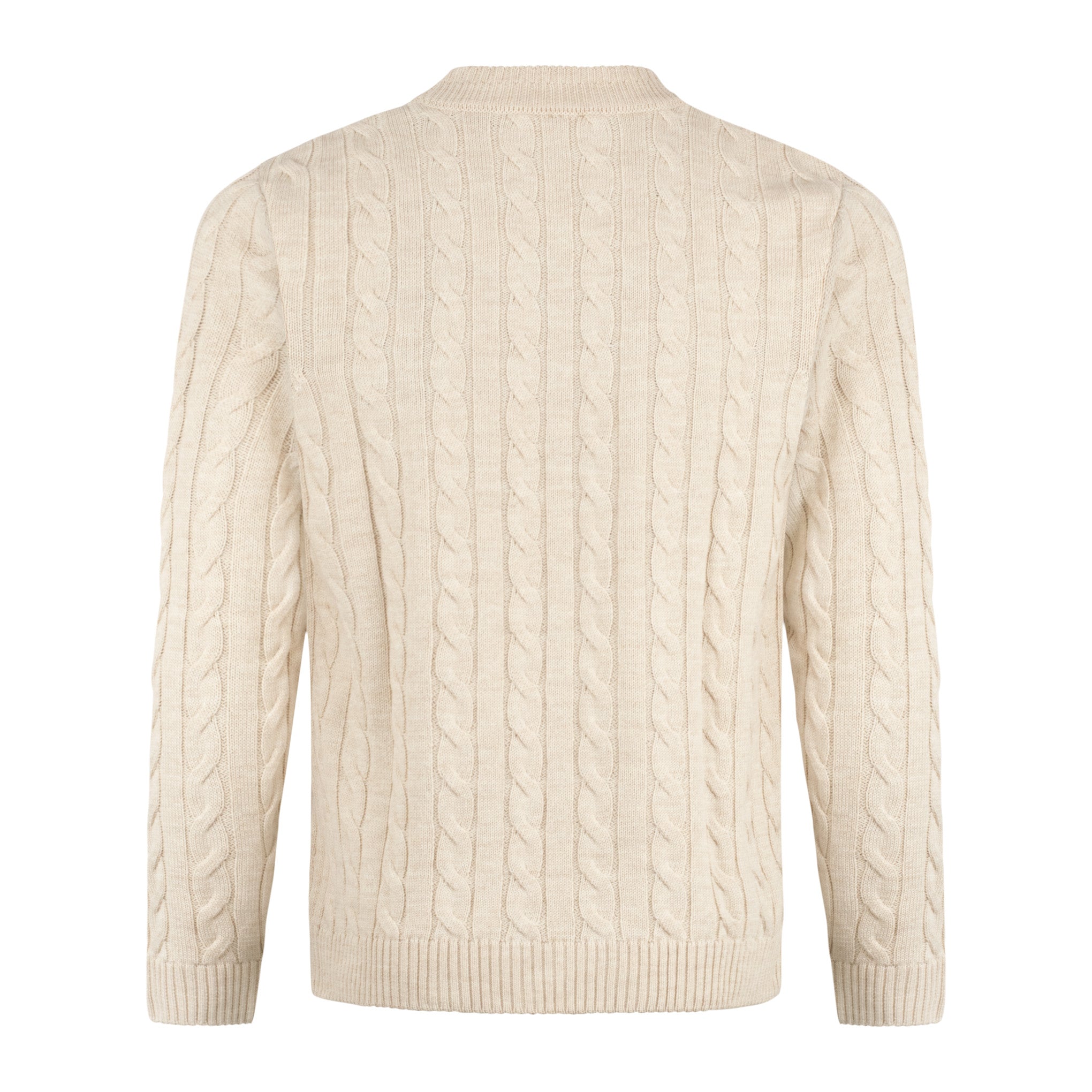 Gabicci Vintage Tremor Cable Knit Sweater Cream