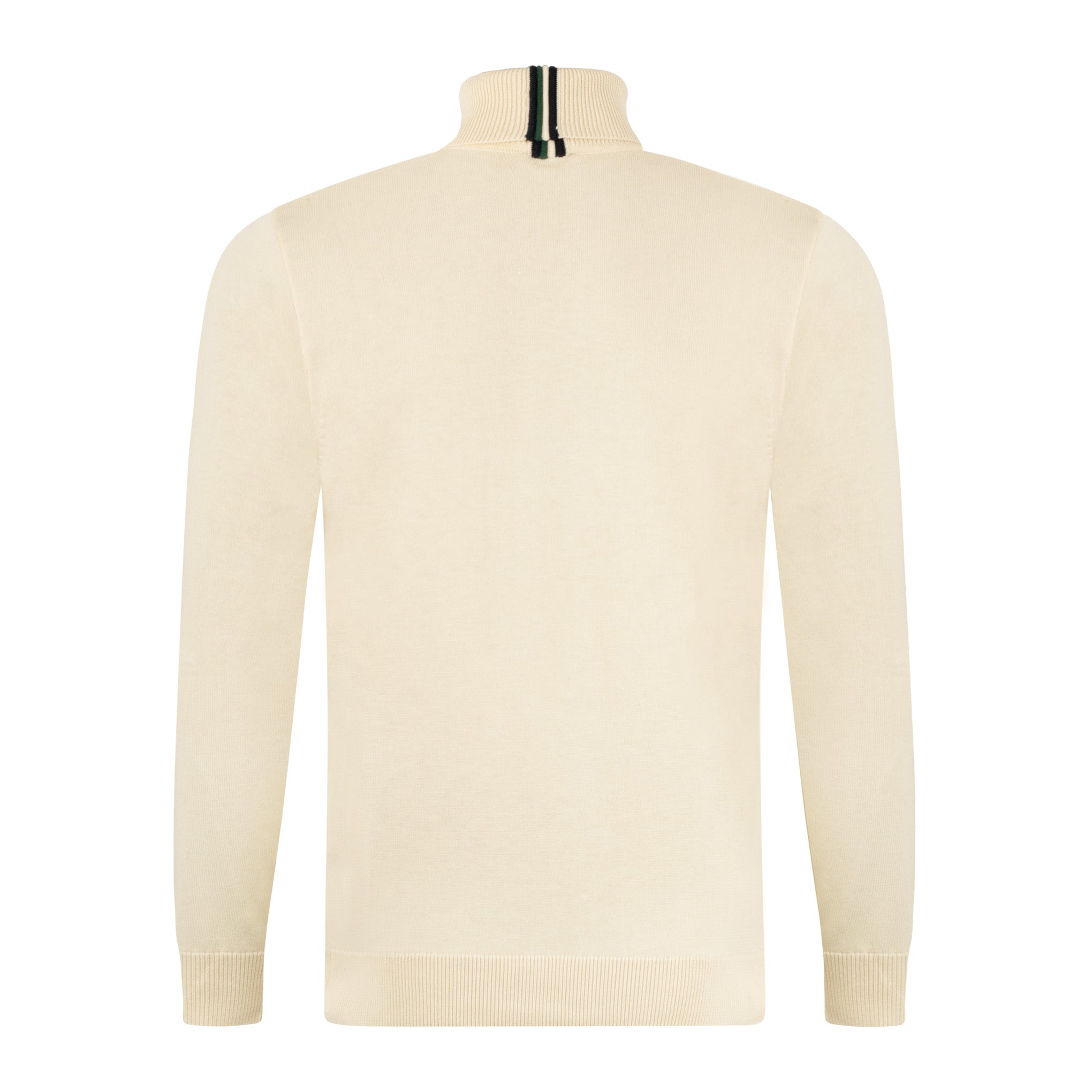 Gabicci Vintage Leonardo Knit Roll Neck Cream