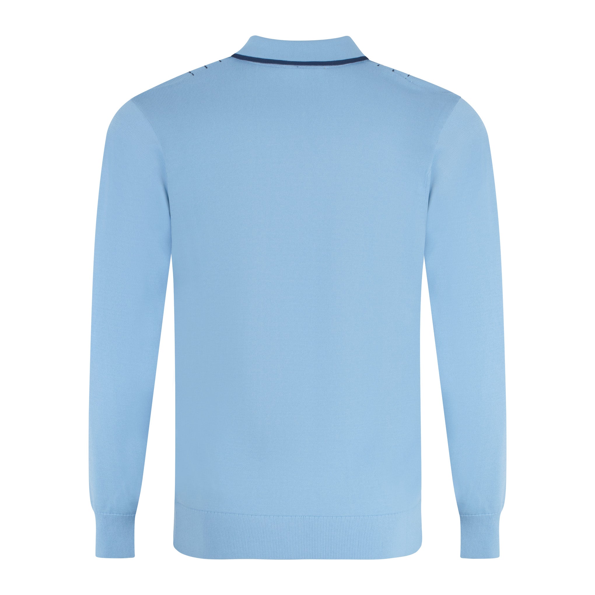 Gabicci Archive Darron Knit Polo Sky