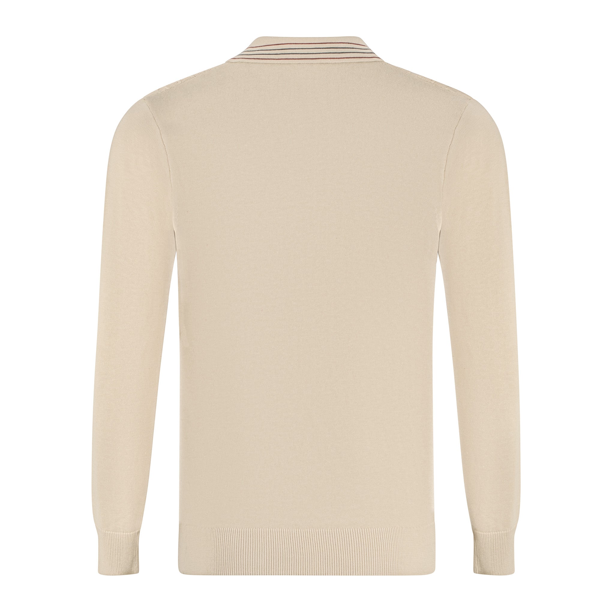 Gabicci Vintage Milton Knit Polo Cream