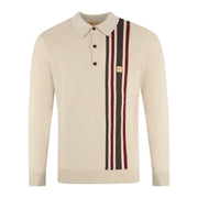 Gabicci Vintage Soda Knit Polo Cream