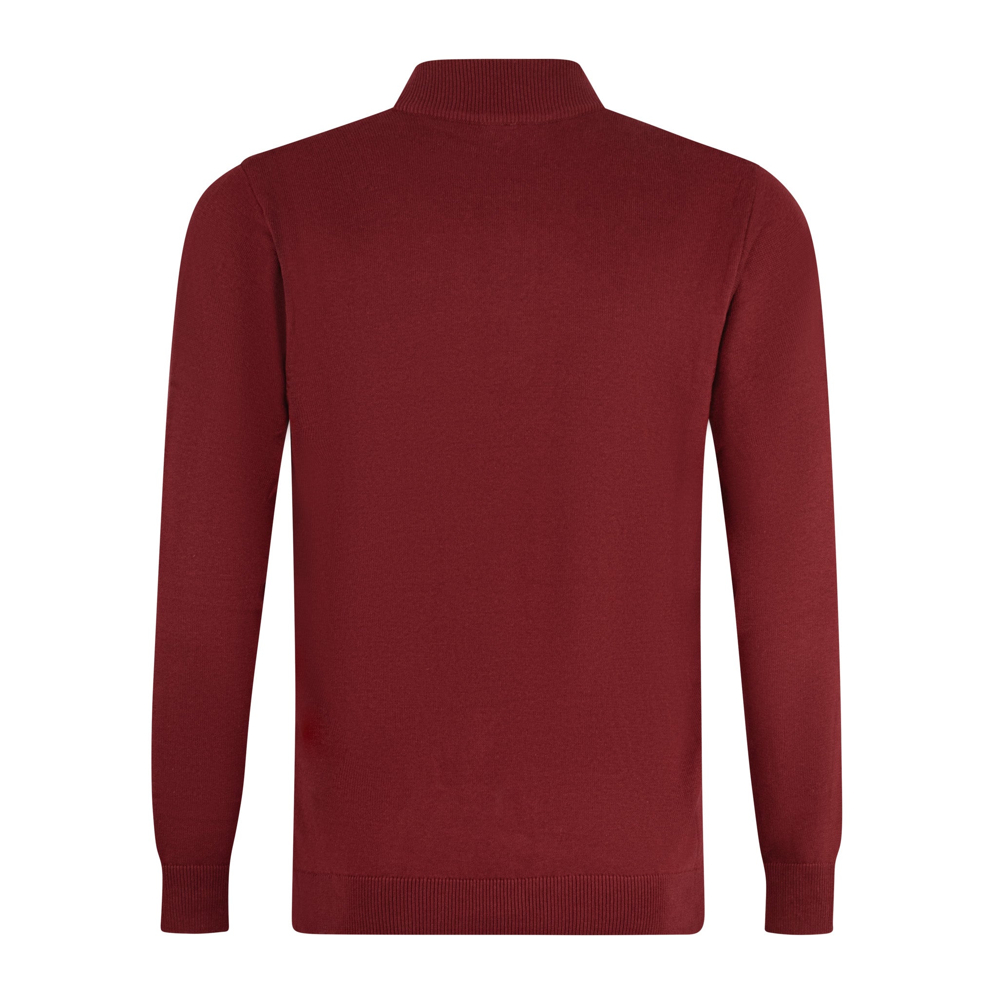 Gabicci Vintage Naxton Zip Sweater Berry