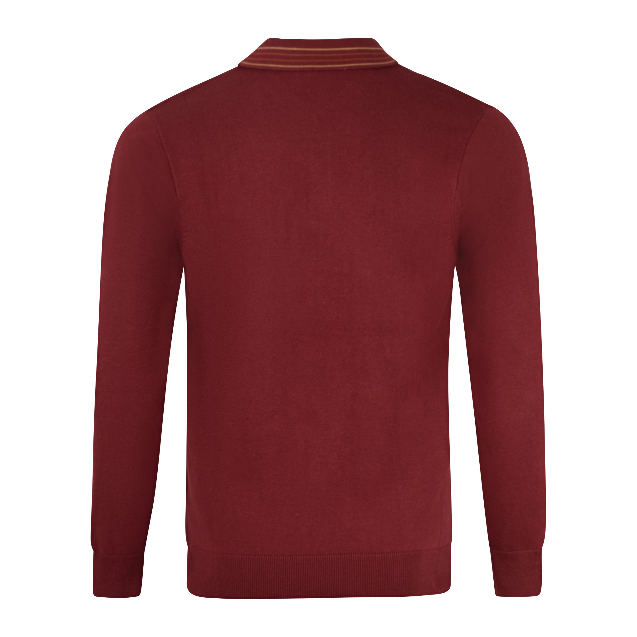 Gabicci Vintage Milton Knit Polo Berry