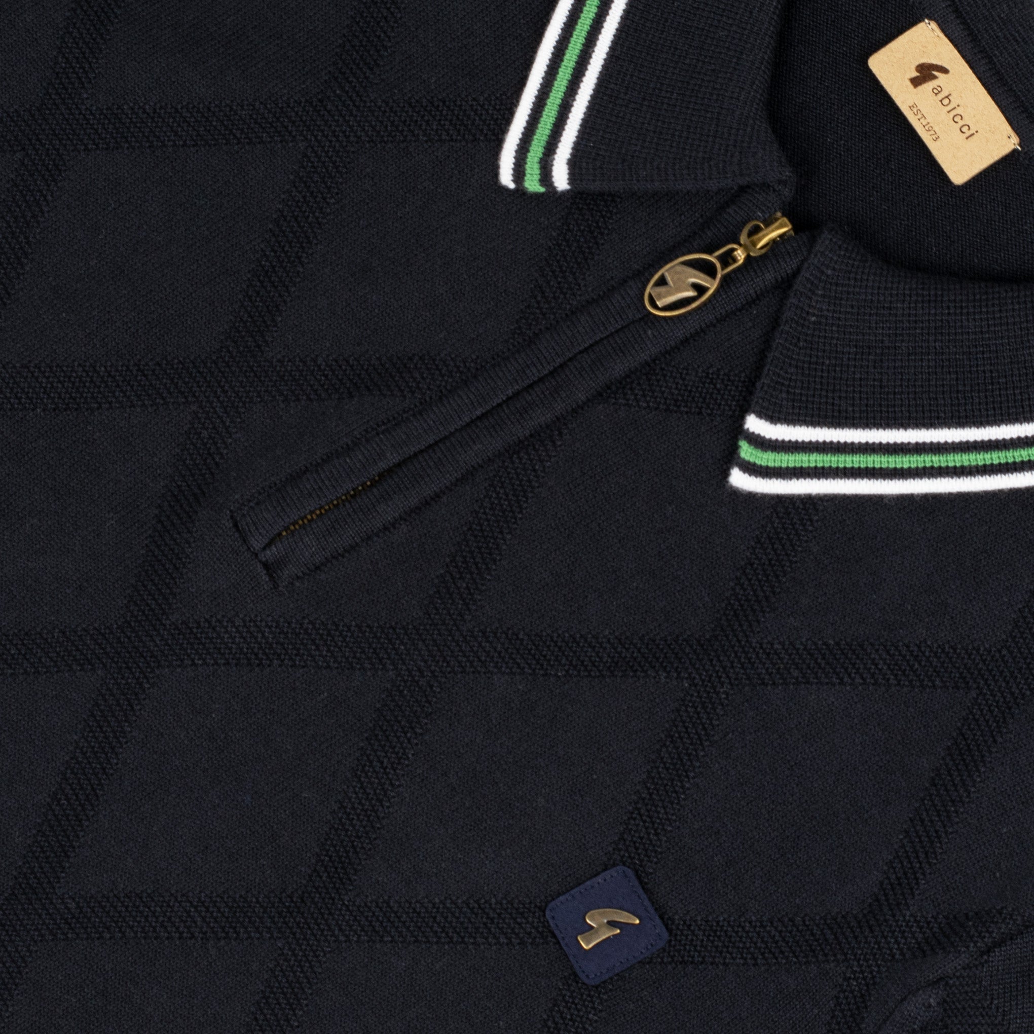 Gabicci Vintage Moore Knit Polo Navy