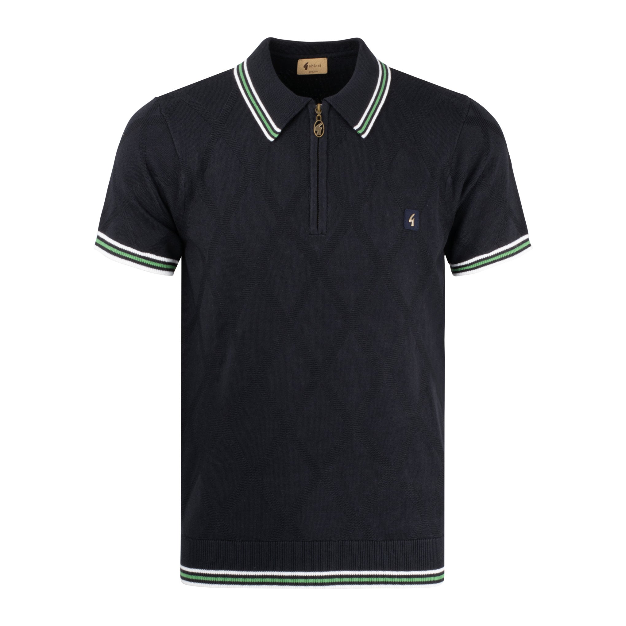 Gabicci Vintage Moore Knit Polo Navy