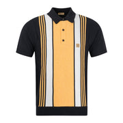 Gabicci Vintage Searle Knit Polo Navy