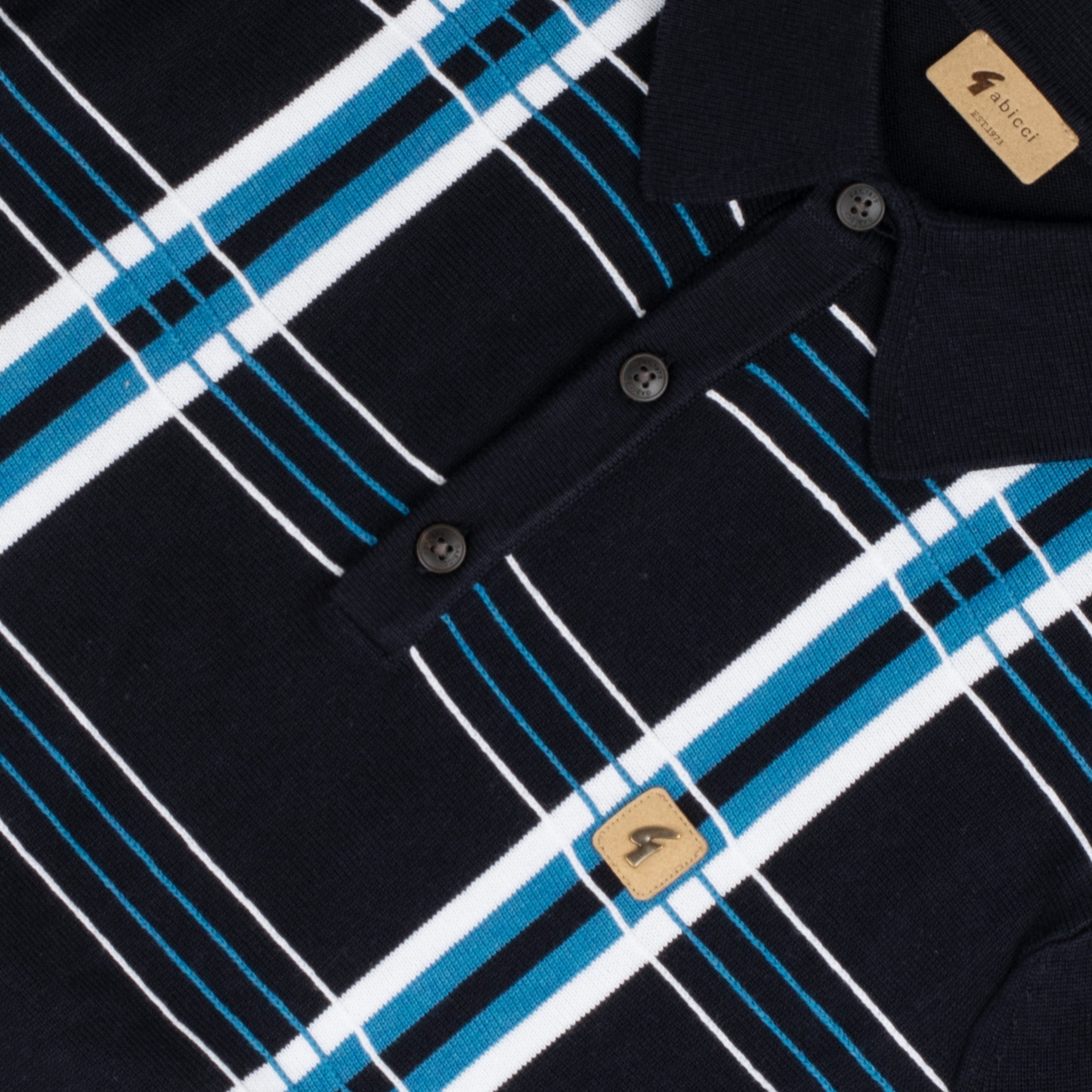 Gabicci Vintage Miller Knit Polo Navy
