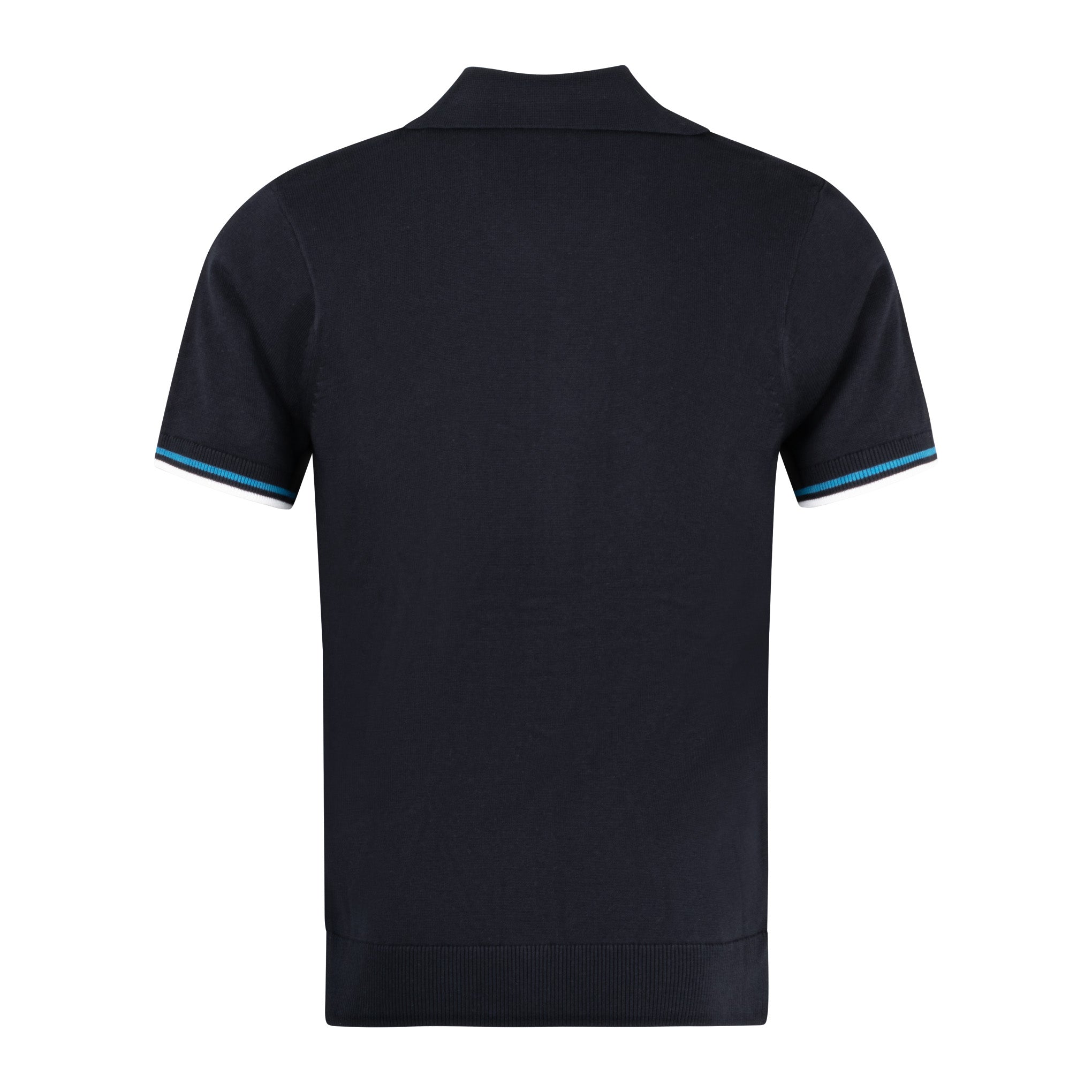 Gabicci Vintage Ross Knit Shirt Navy