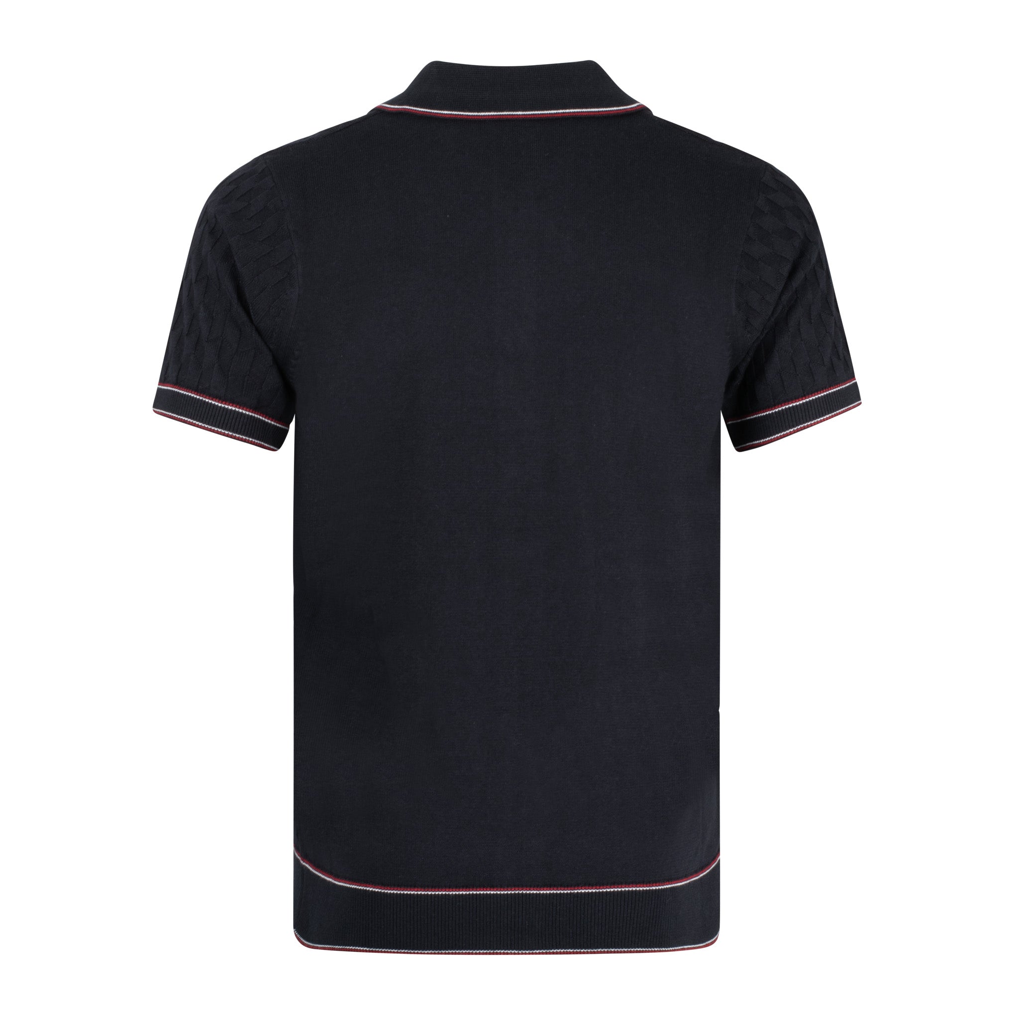 Gabicci Vintage Shaun Knit Shirt Navy