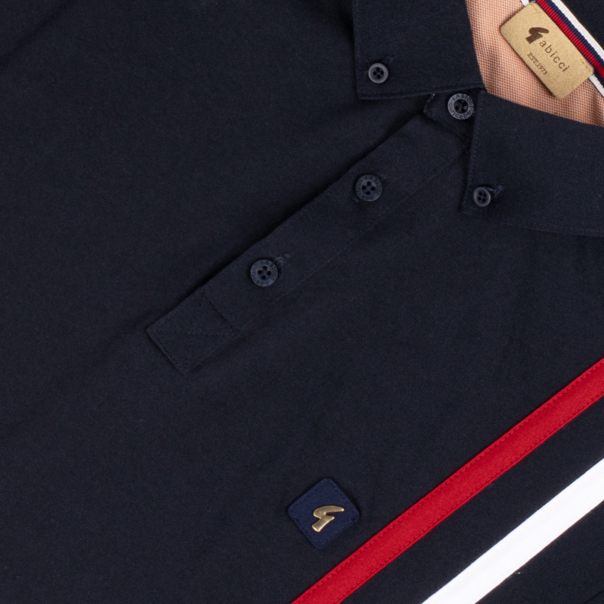 Gabicci Vintage Patrick Polo Shirt Navy