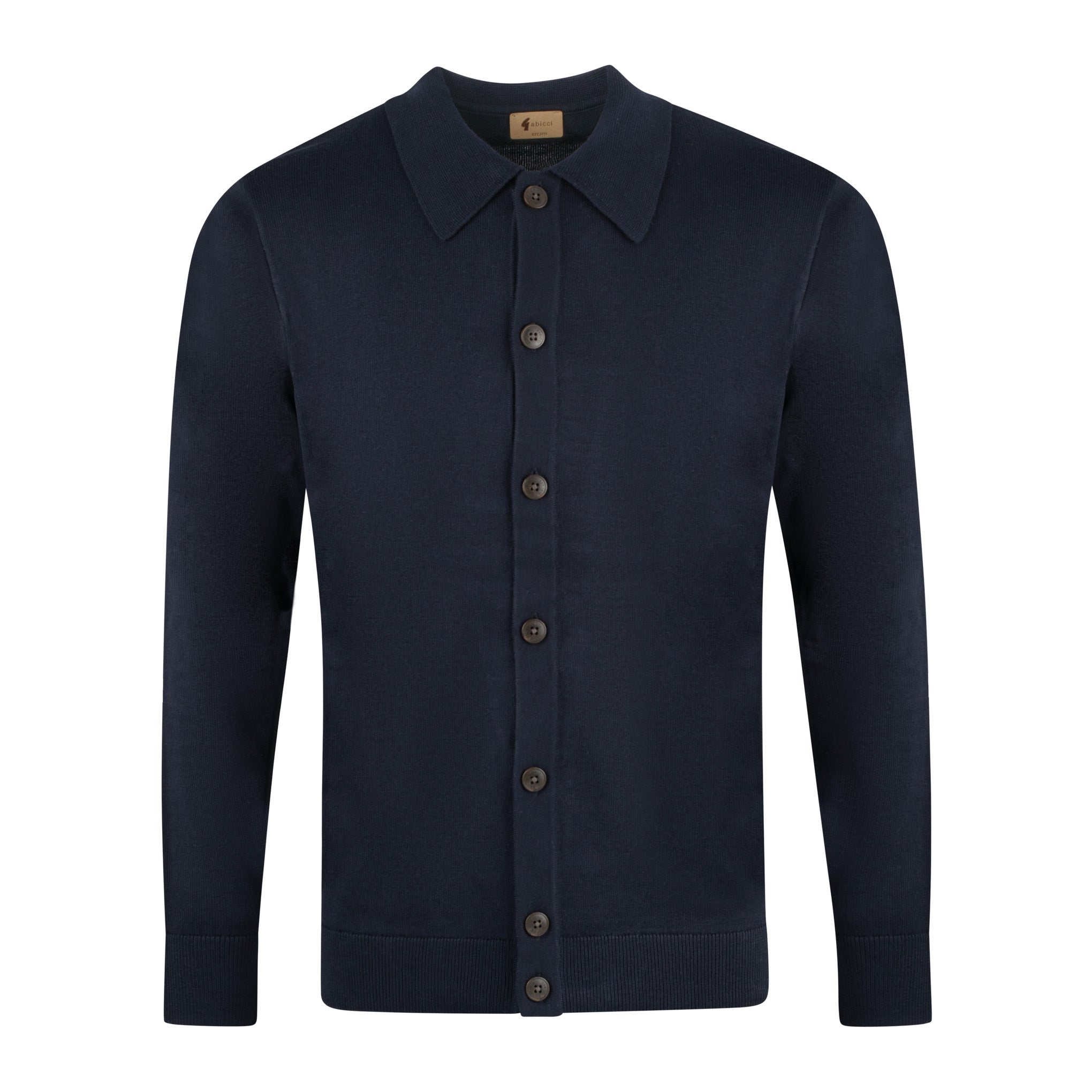 Gabicci Vintage Azima Knit Shirt Navy