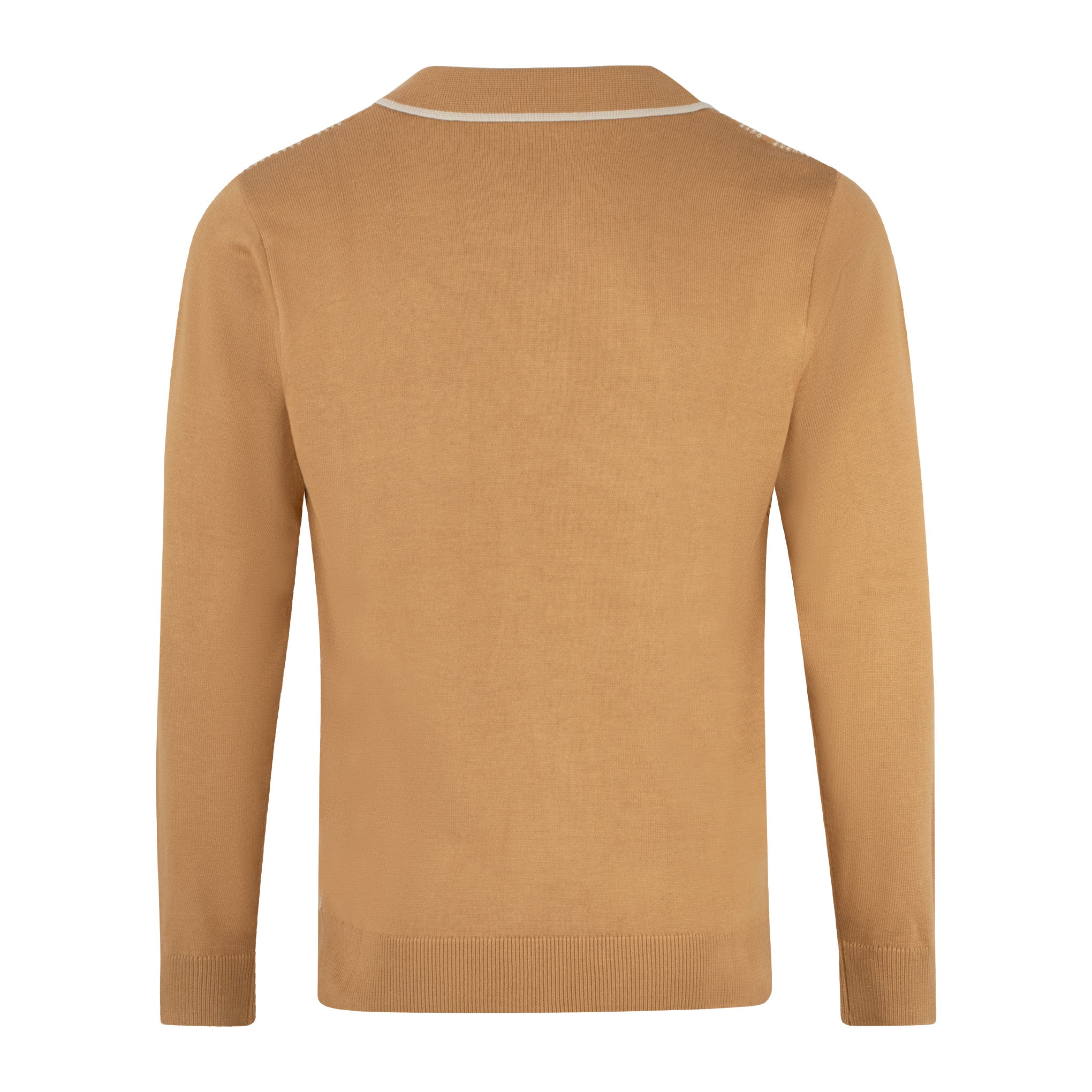 Gabicci Vintage Dante Knit Polo Beige