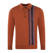 Gabicci Vintage Soda Knit Polo Paprika