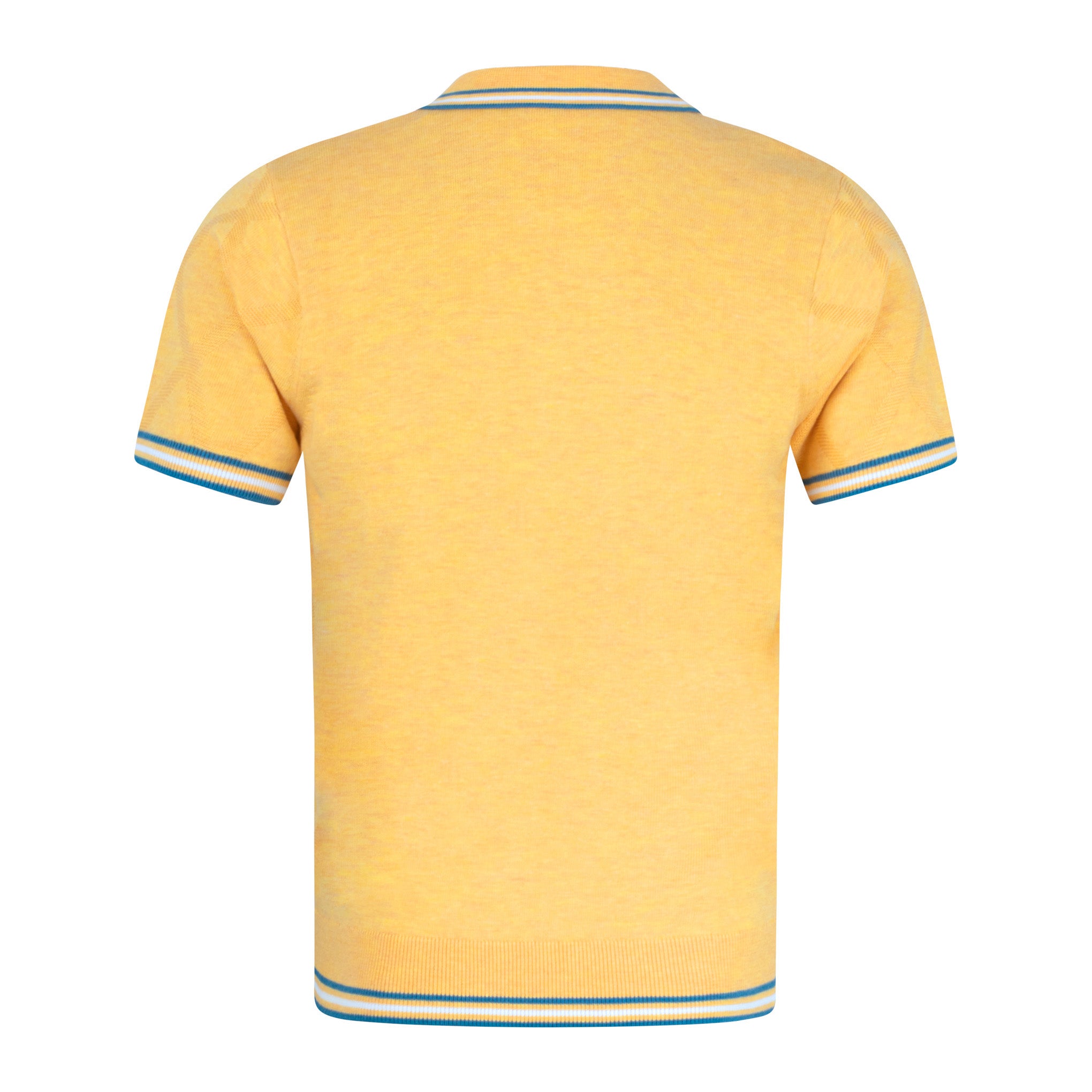 Gabicci Vintage Moore Knit Polo Yellow