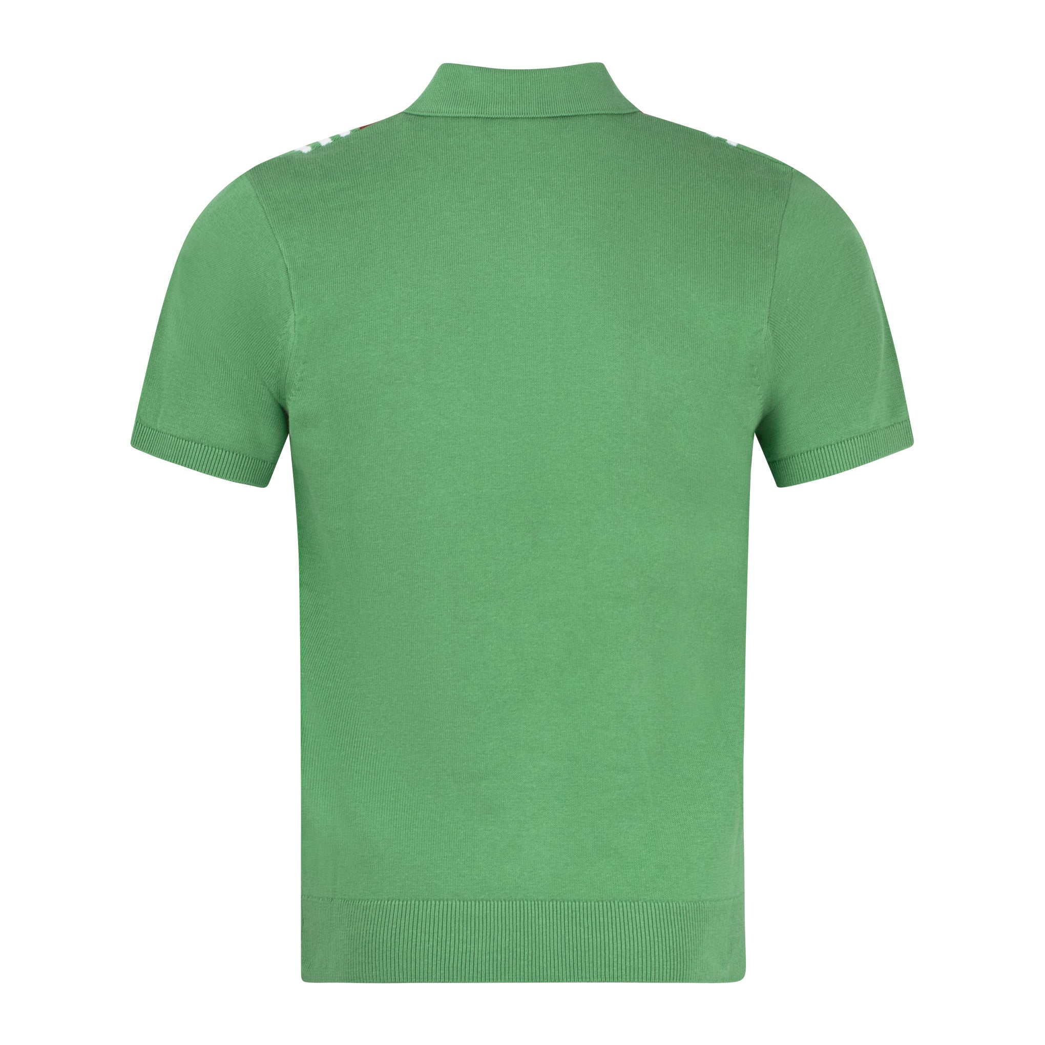Gabicci Vintage Searle Knit Polo Verde