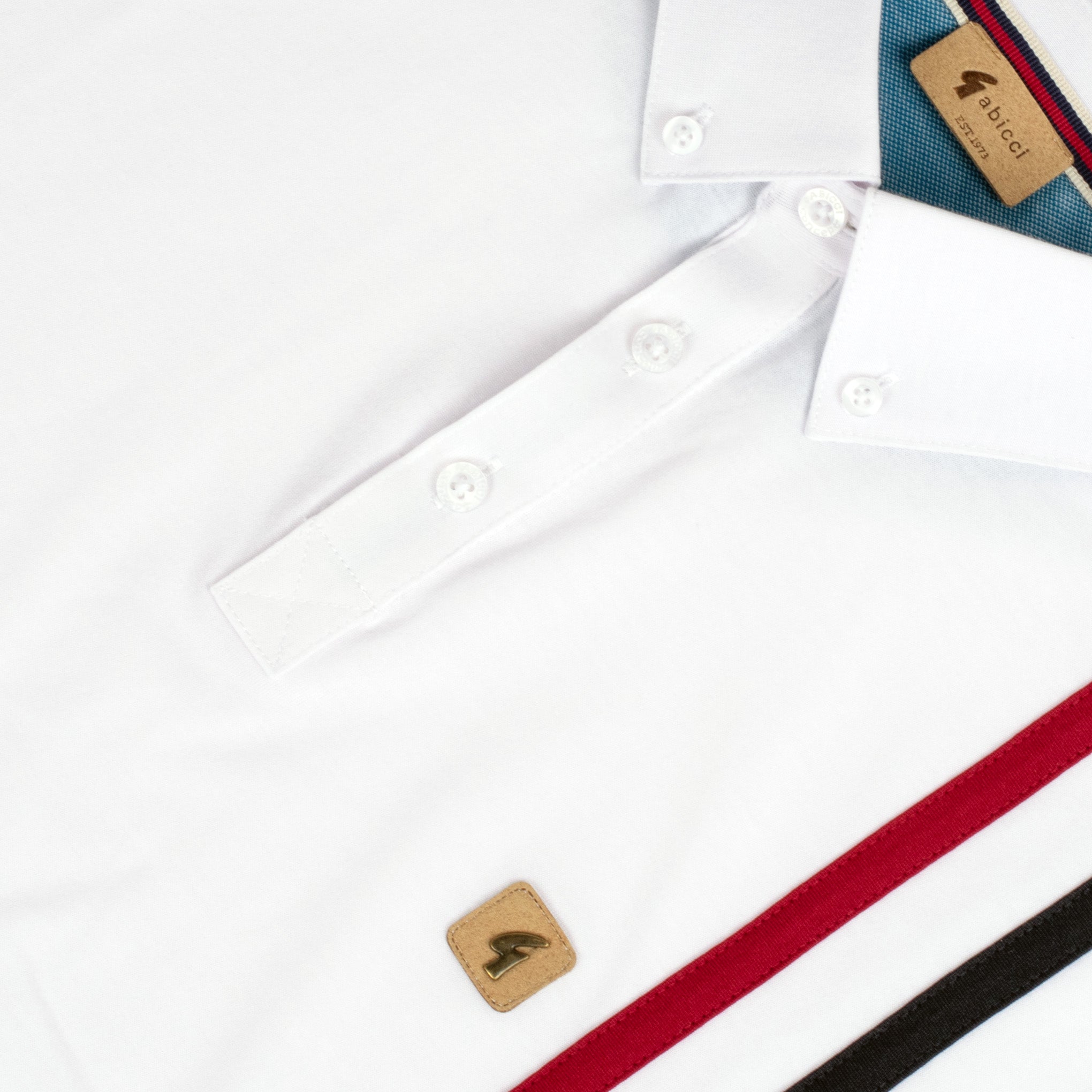 Gabicci Vintage Patrick Polo Shirt White