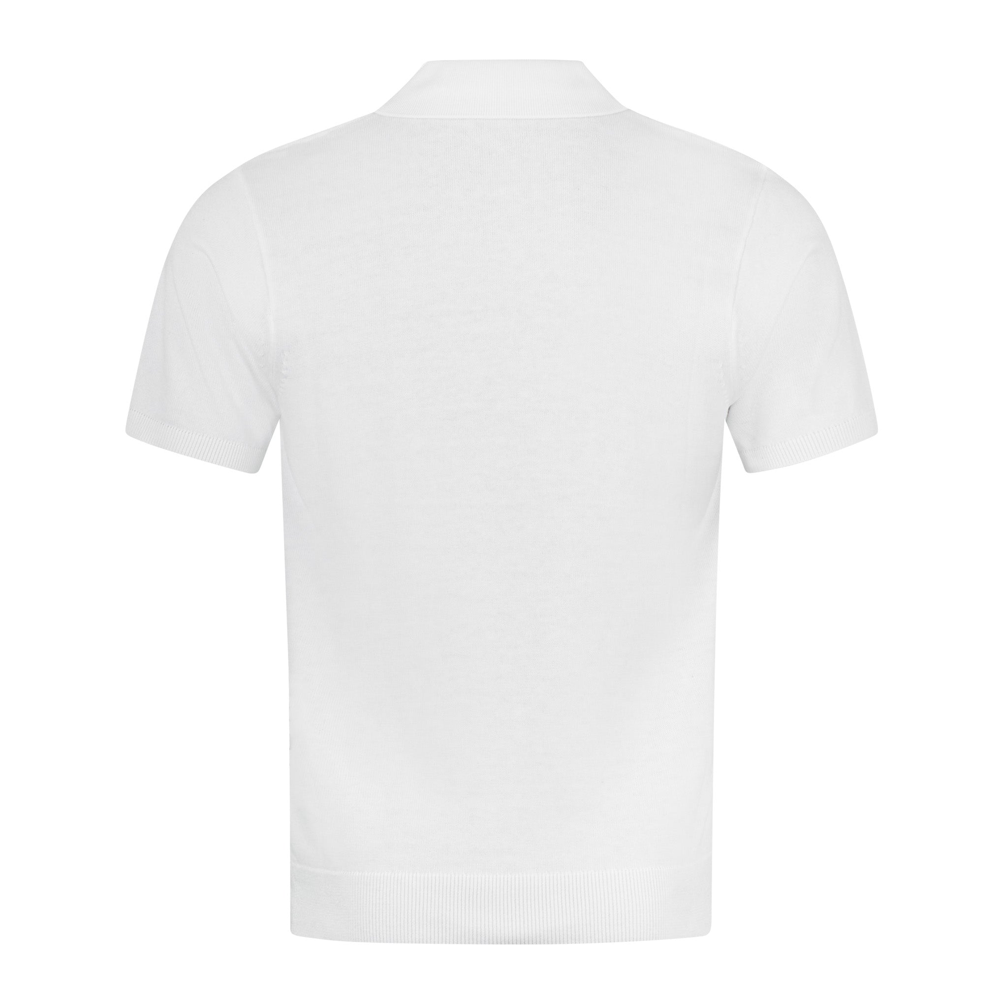 Gabicci Vintage Miller Knit Polo White