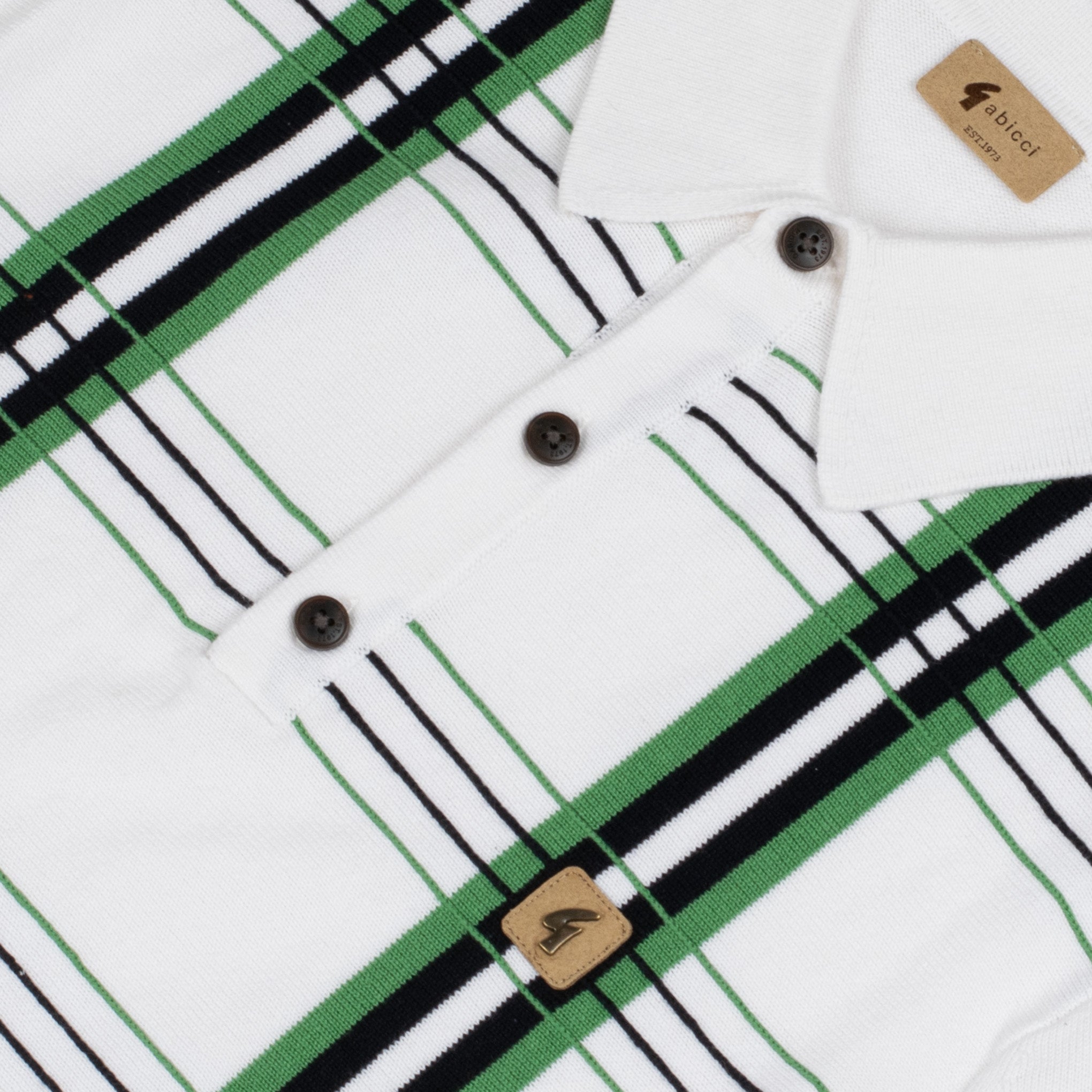 Gabicci Vintage Miller Knit Polo White