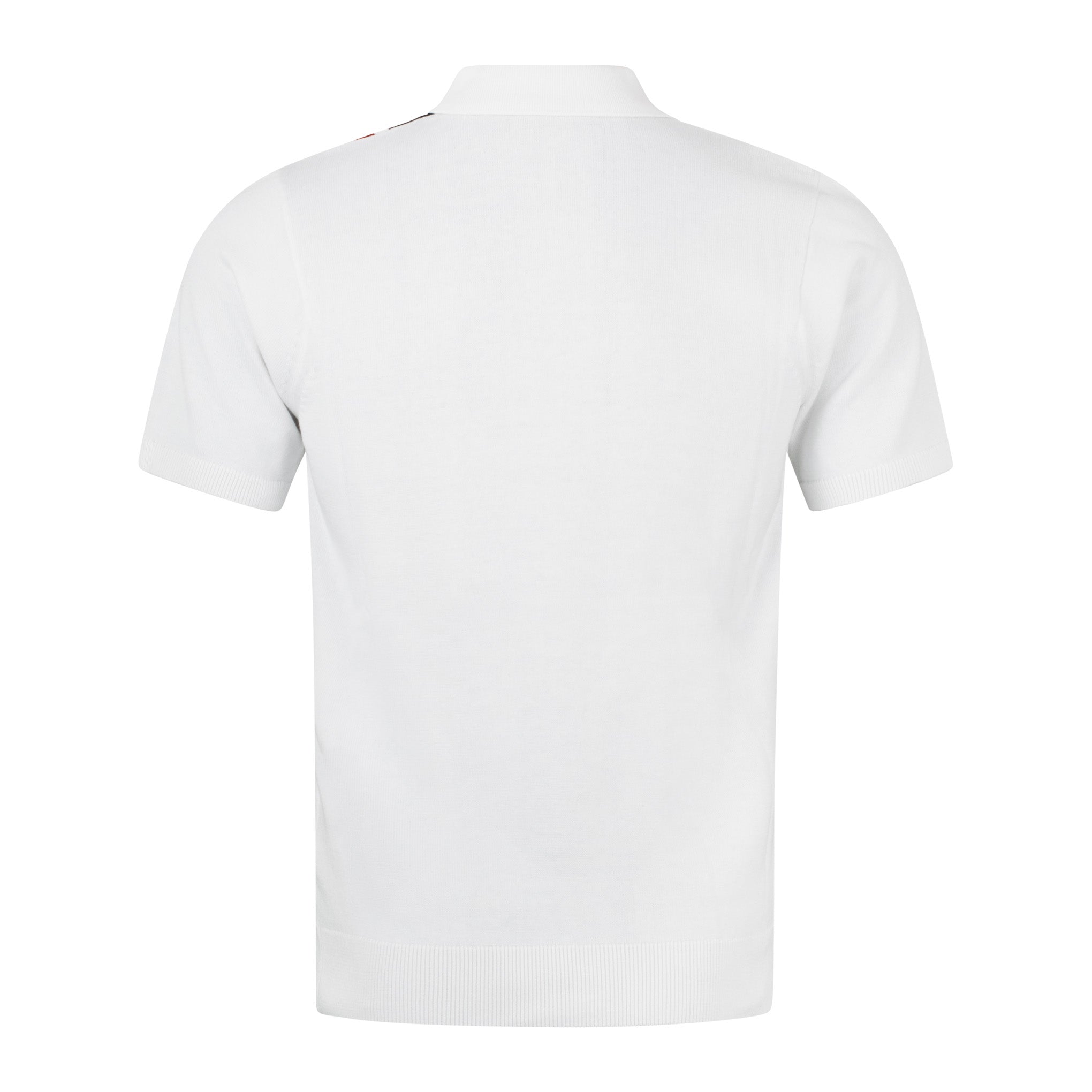 Gabicci Vintage Soda Knit Polo White