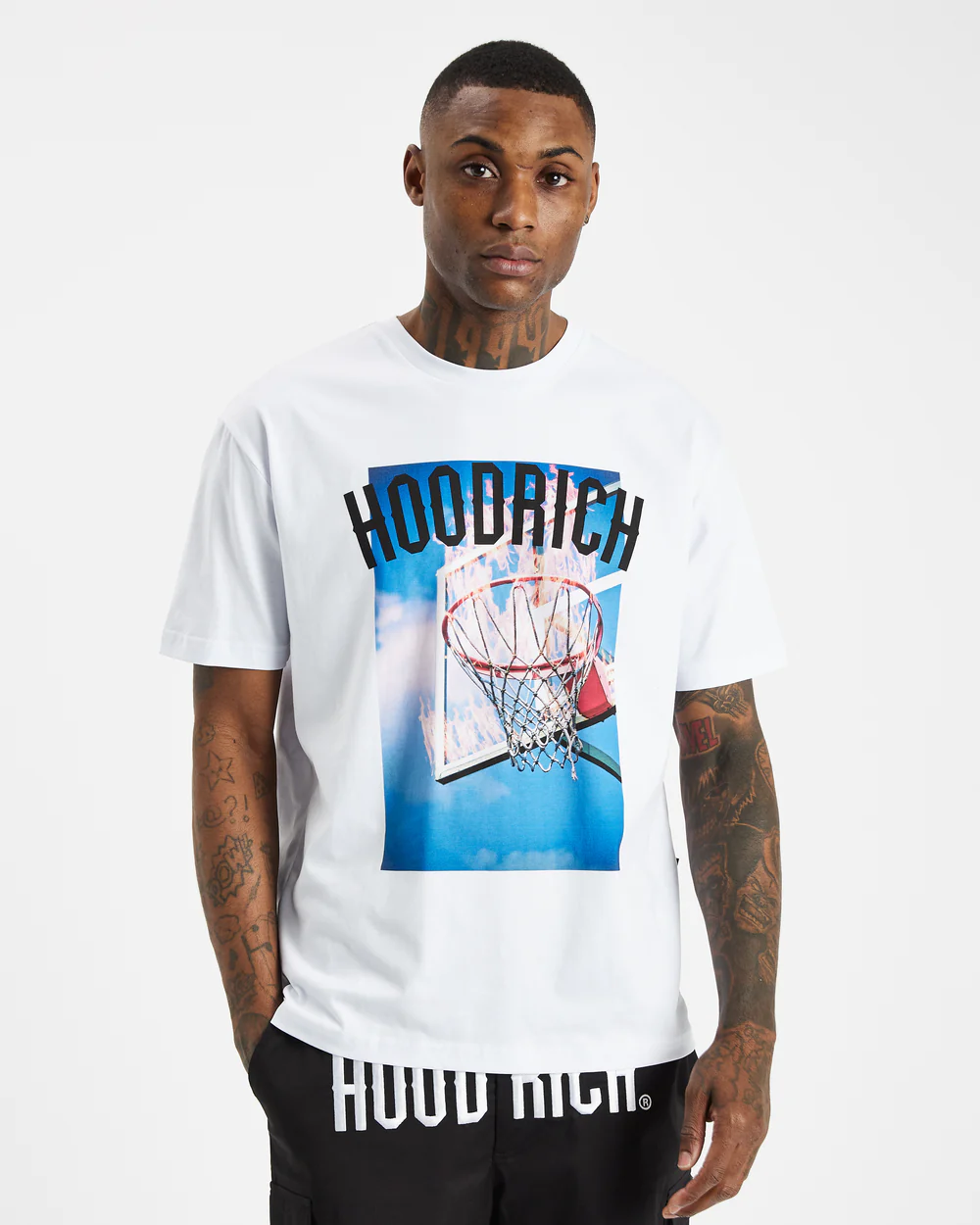 Hoodrich t shirt white sales