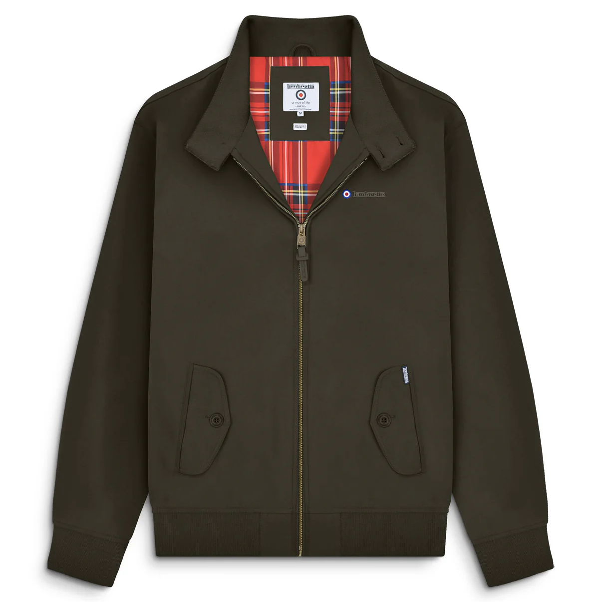 Lambretta Harrington Jacket Khaki