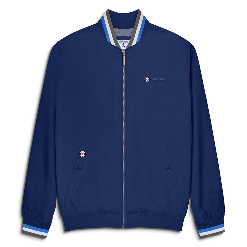 Lambretta Mod Monkey Bomber Jacket Navy Blue Men's