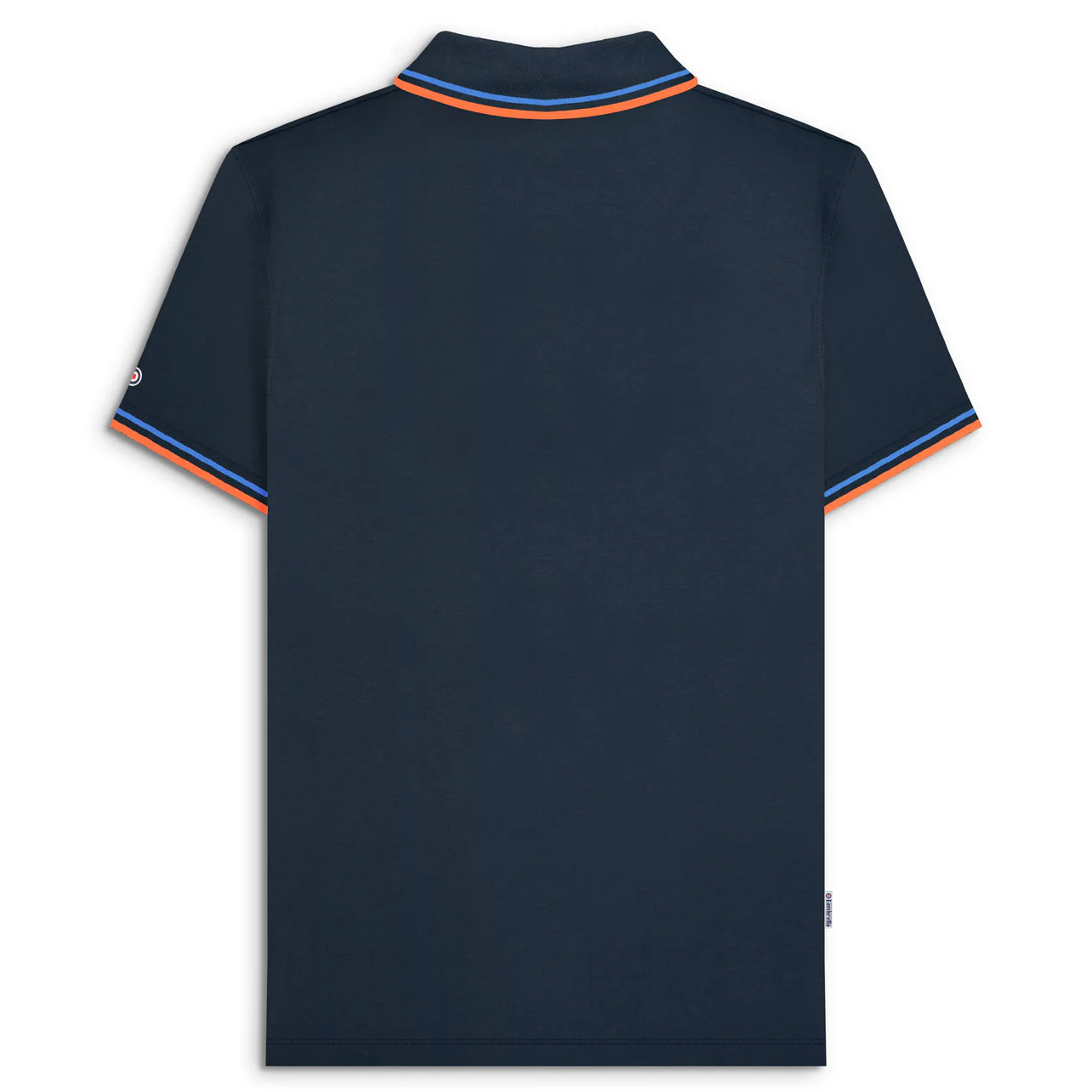 Lambretta Twin Tip Polo Shirt Navy/Orange