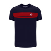 Sergio Tacchini Master T-Shirt Navy/Red