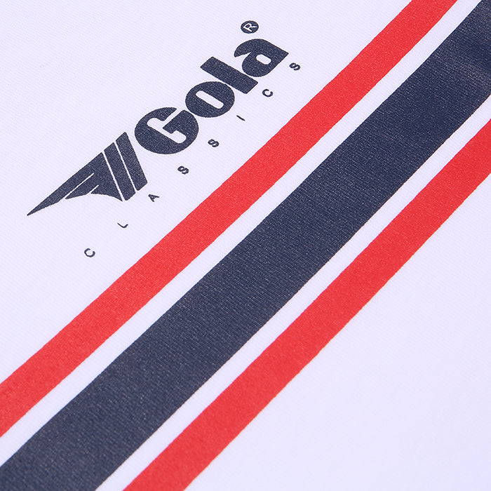 Gola Classic Retro Stripe T-Shirt White