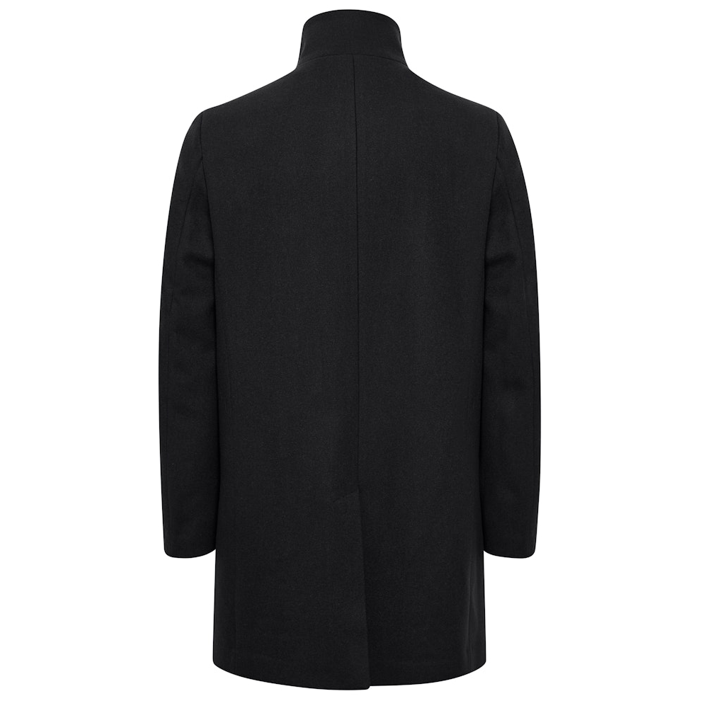 Matinique Harvey Wool Overcoat Black