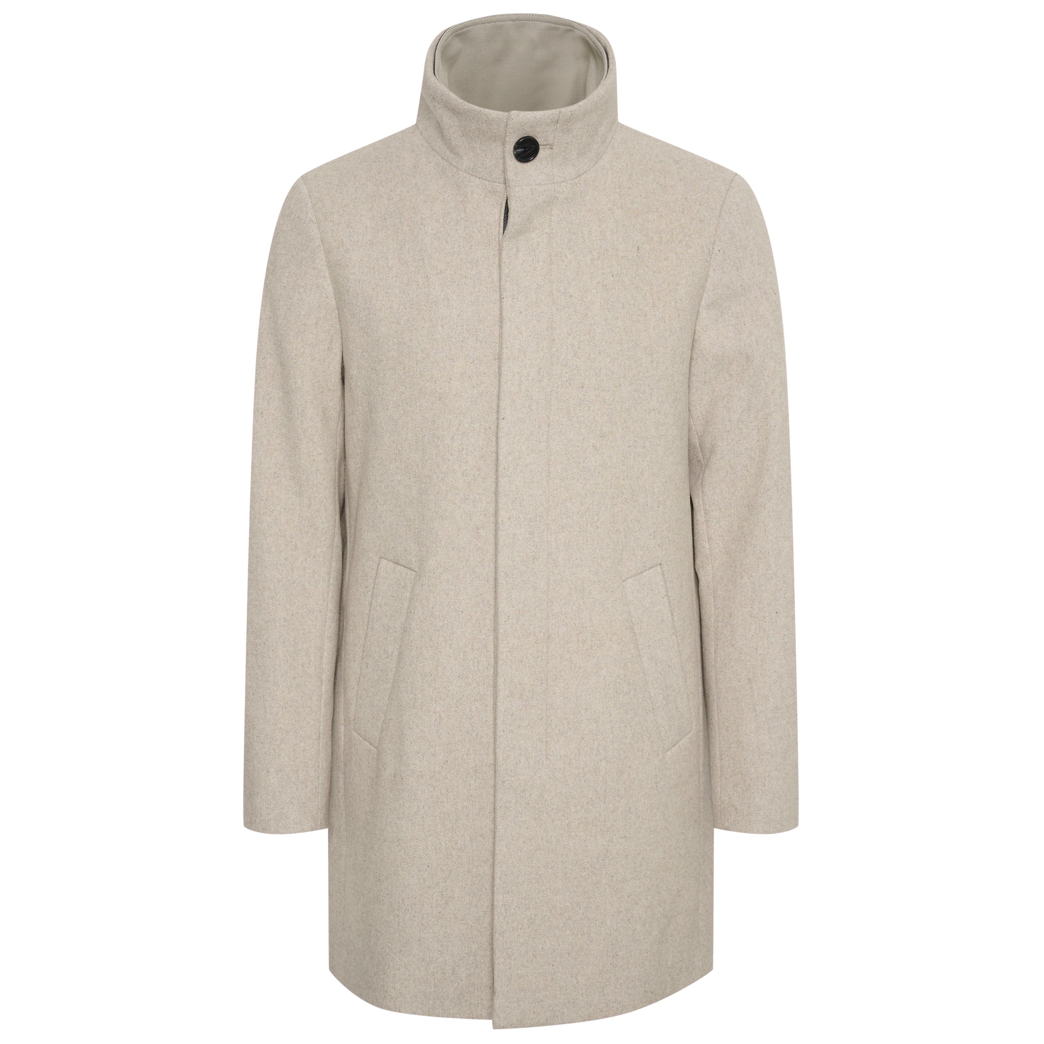 Matinique Harvey Wool Overcoat Taupe