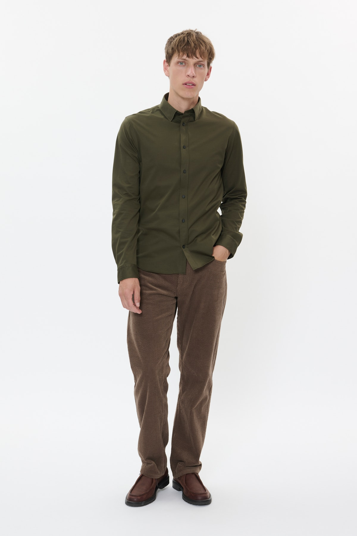 Matinique Jersey Shirt Olive