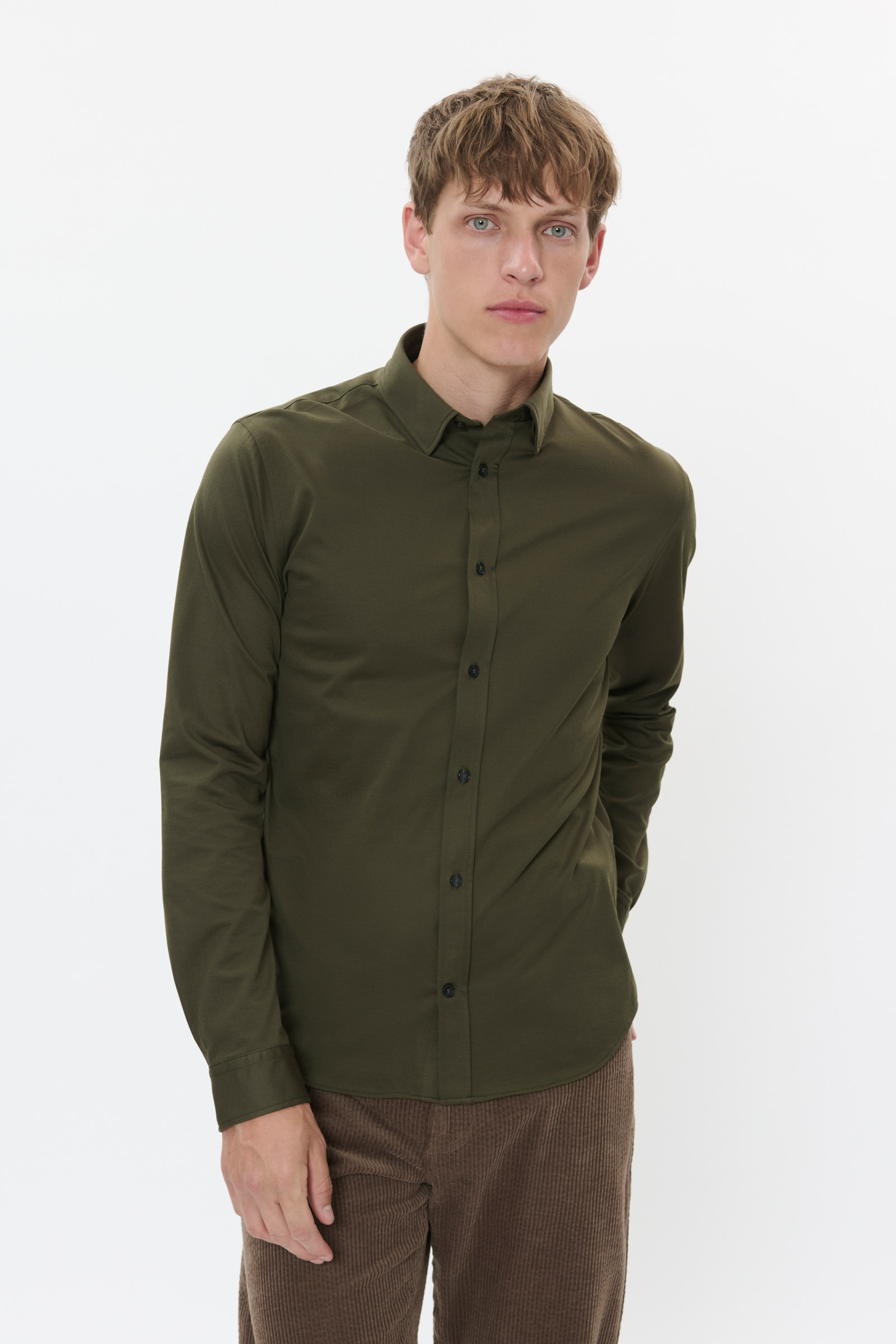Matinique Jersey Shirt Olive