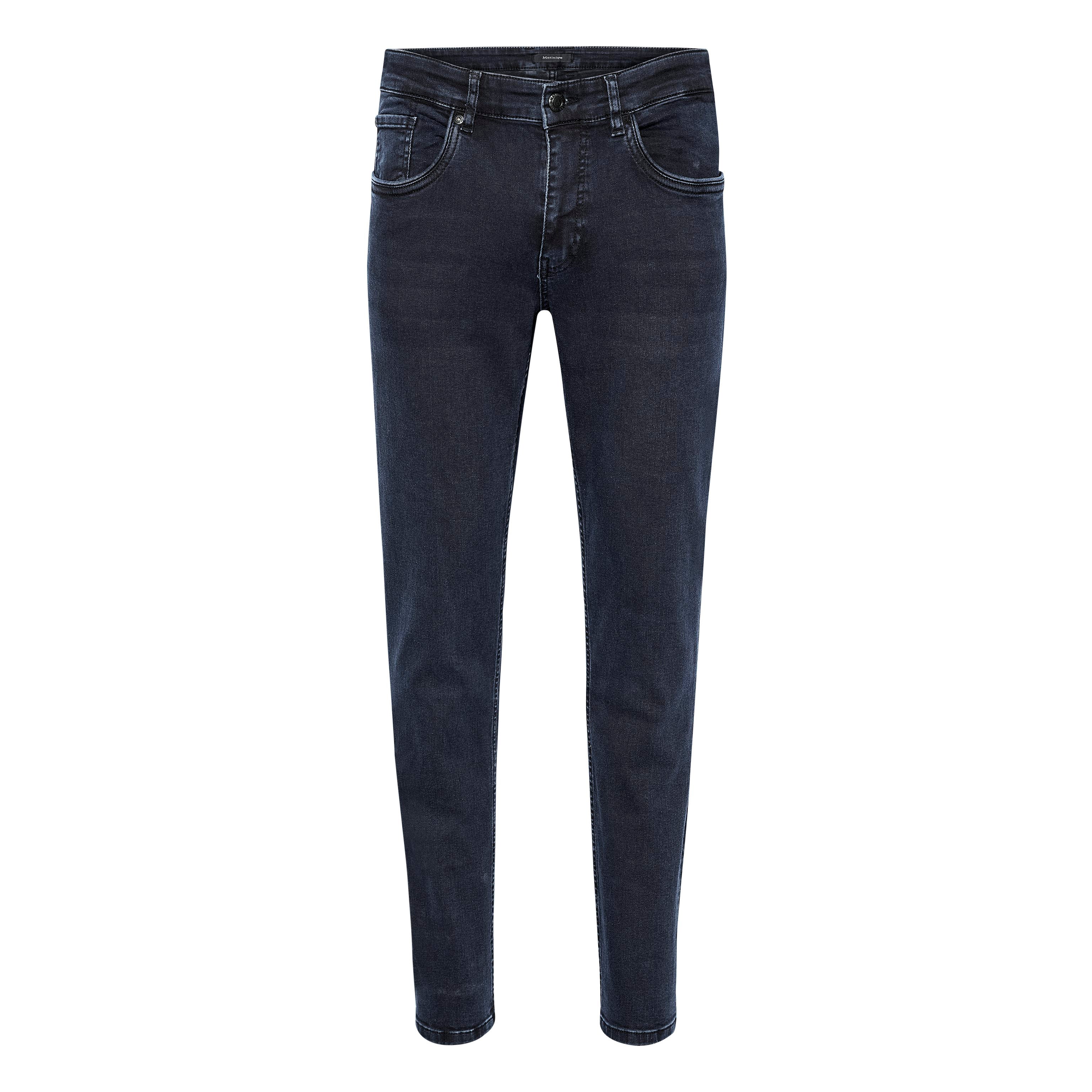 Matinique Tapered Fit Jeans Dark Blue