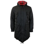 Merc London Tobias Fishtail Parka Black