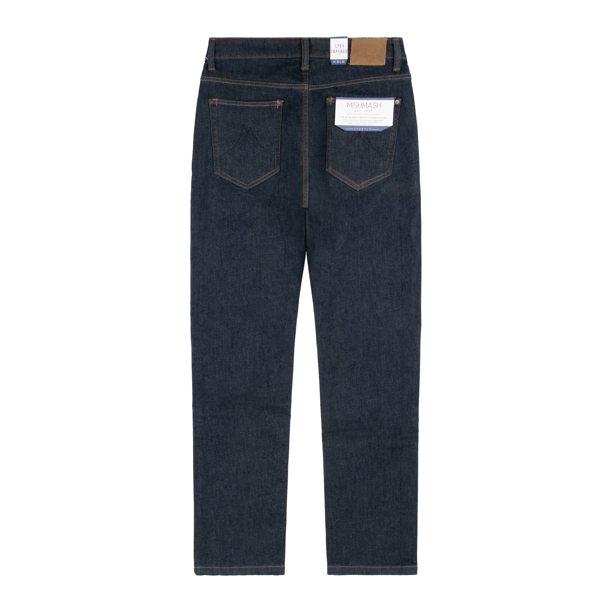 Mish Mash Ironstone Tapered Jeans Raw Blue