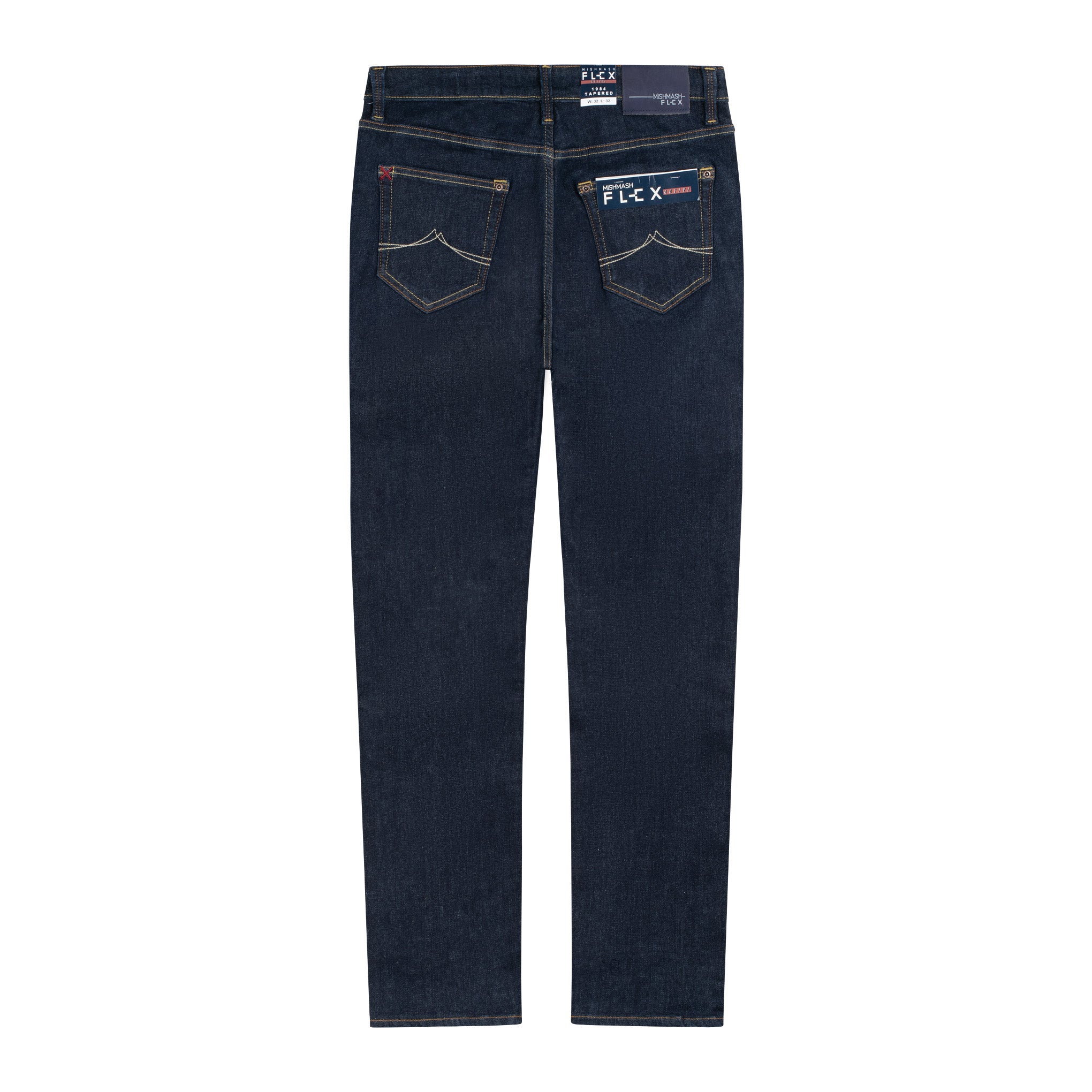 Mish Mash Flex Tapered Jeans Raw Denim