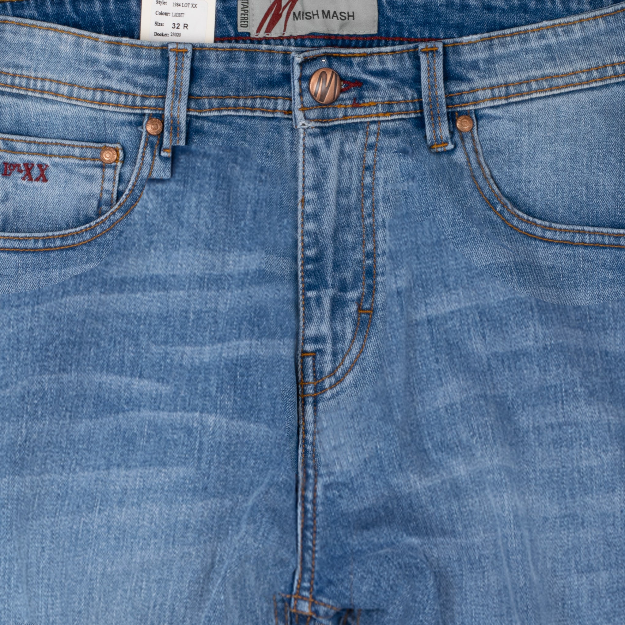 Mish Mash Lot XX Tapered Jeans Light Blue