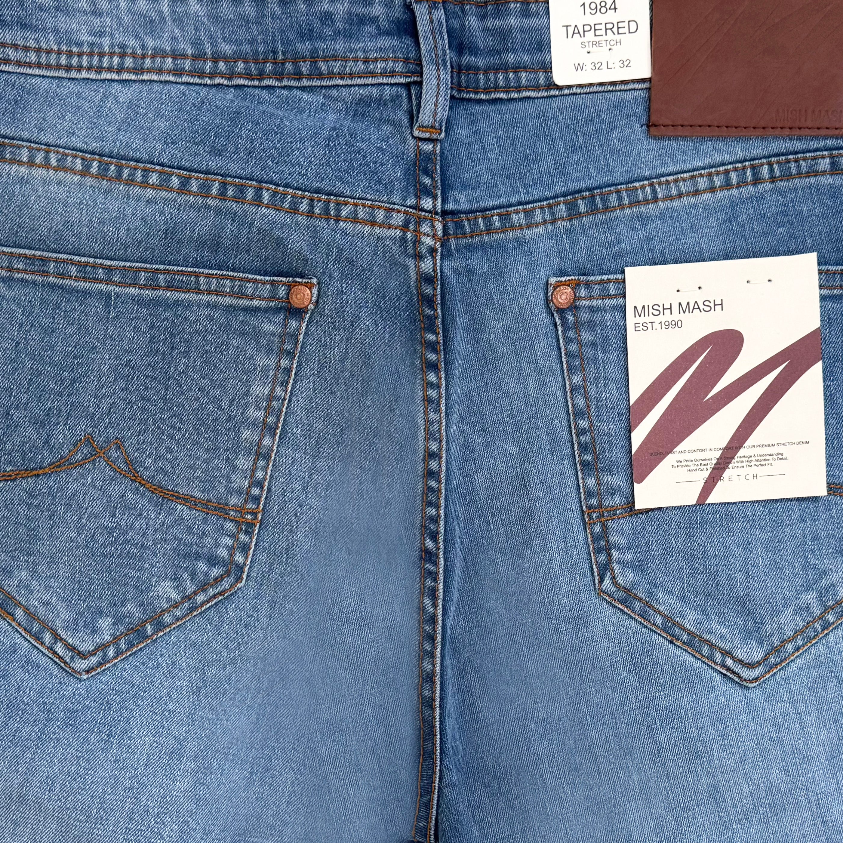 Mish Mash Lot XX Tapered Jeans Light Blue