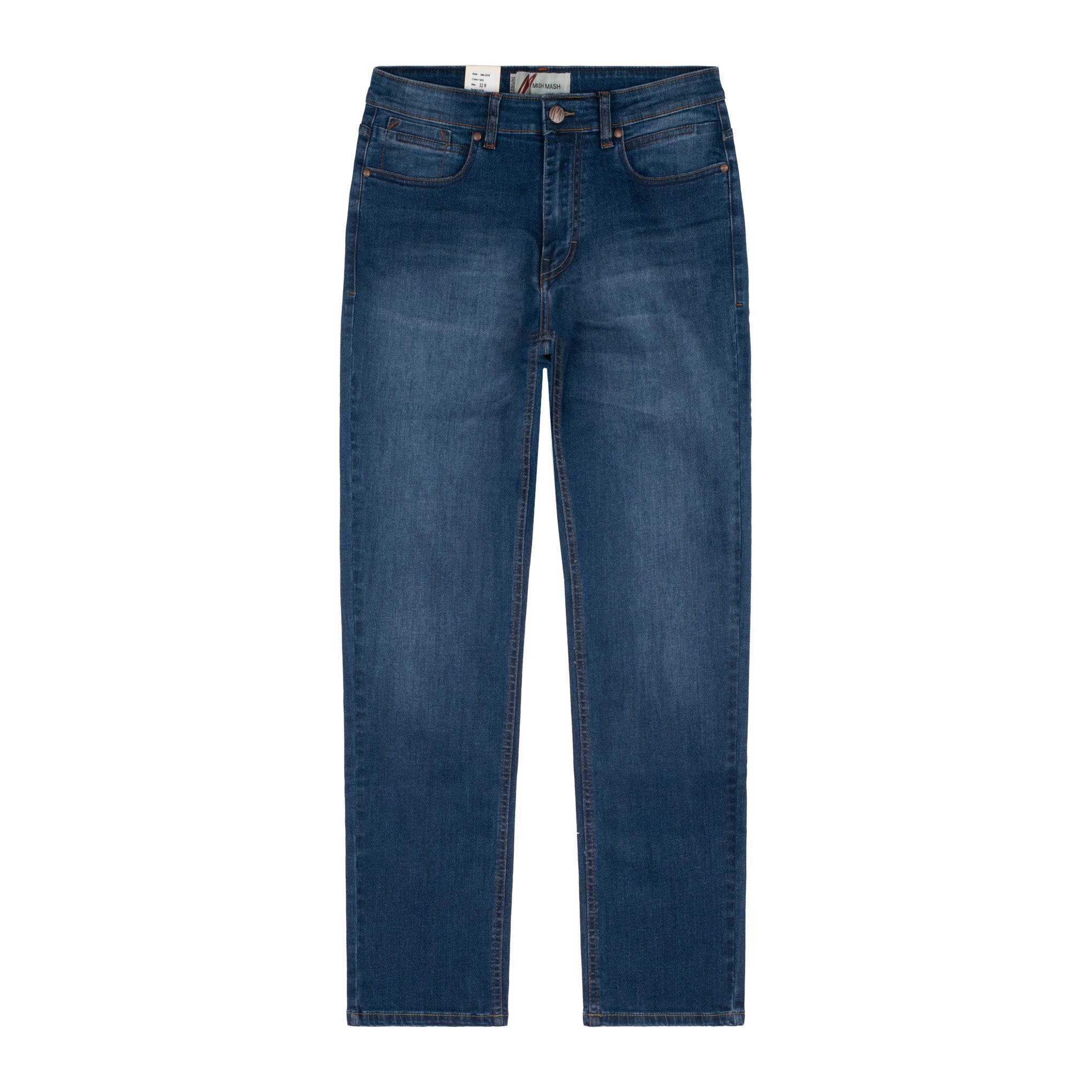 Mish Mash Zest Tapered Jeans Mid Blue