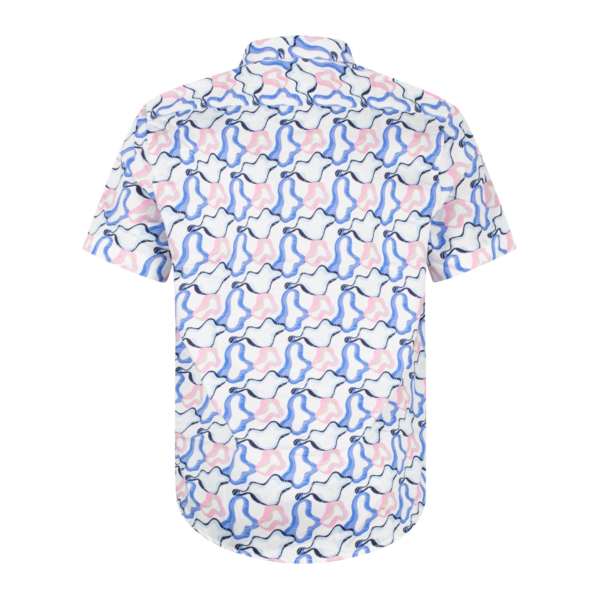 Mish Mash Marine Pattern Shirt White