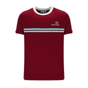 Sergio Tacchini New Supermac T-Shirt Claret/Blue