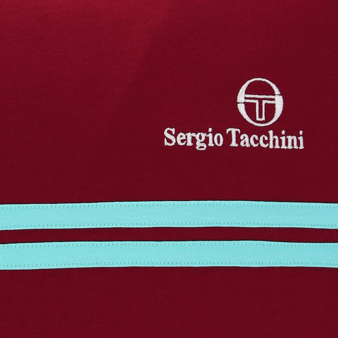 Sergio Tacchini New Supermac T-Shirt Claret/Blue