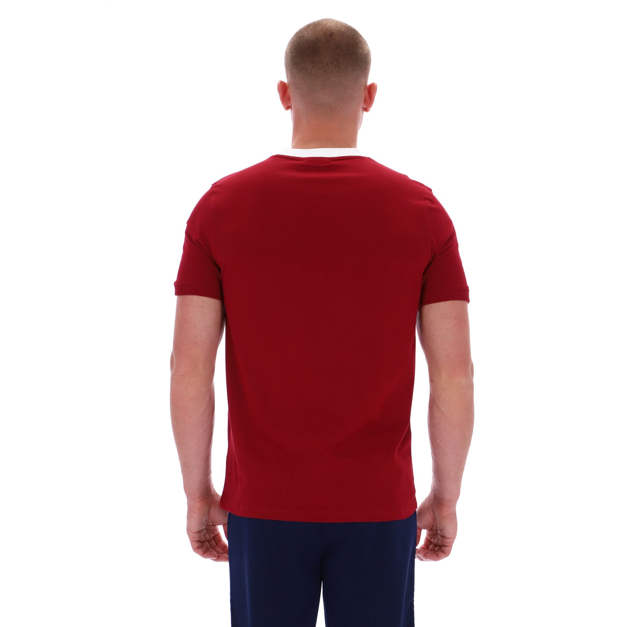 Sergio Tacchini New Supermac T-Shirt Claret/Blue