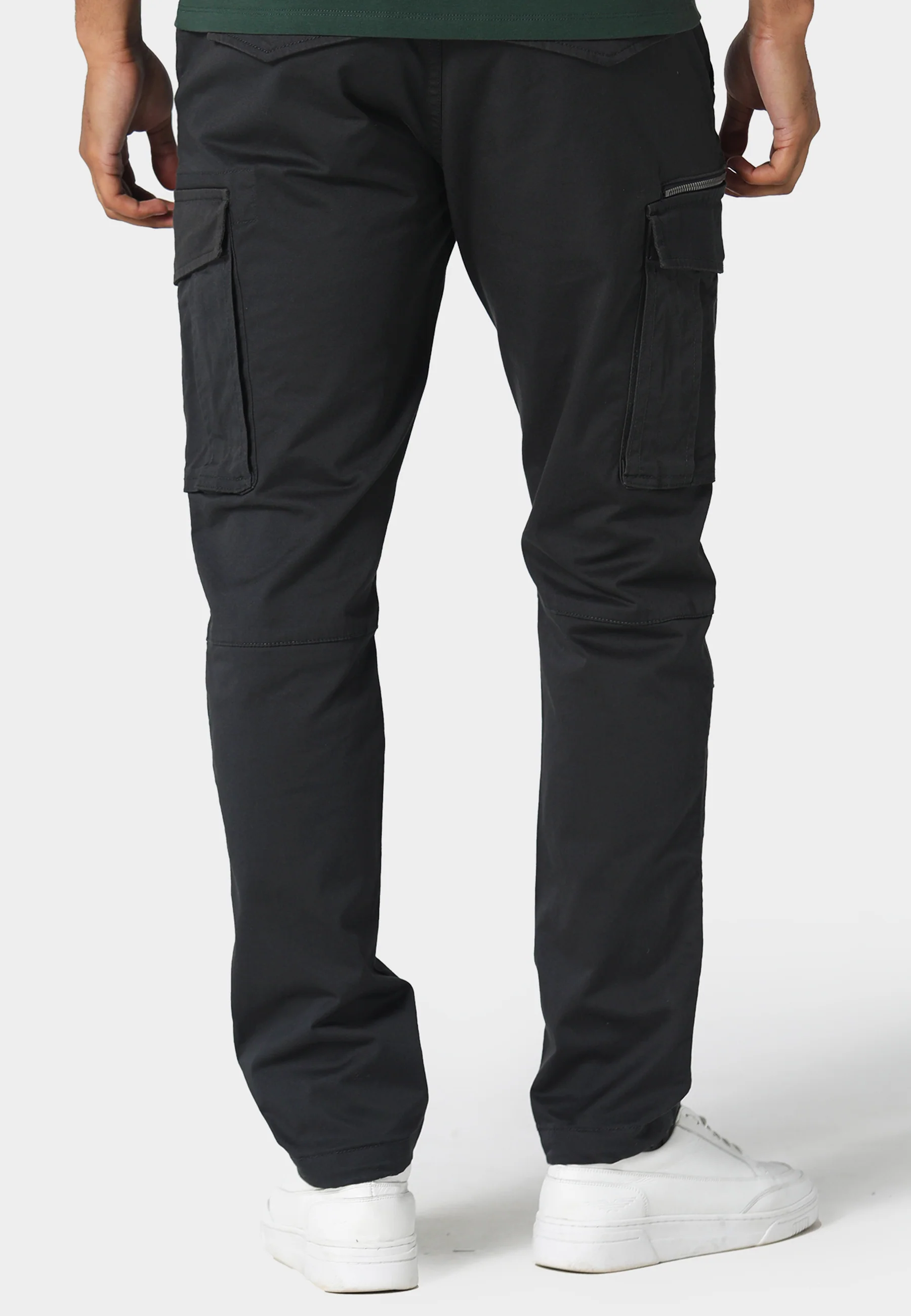 Police Newton Cargo Pants Charcoal