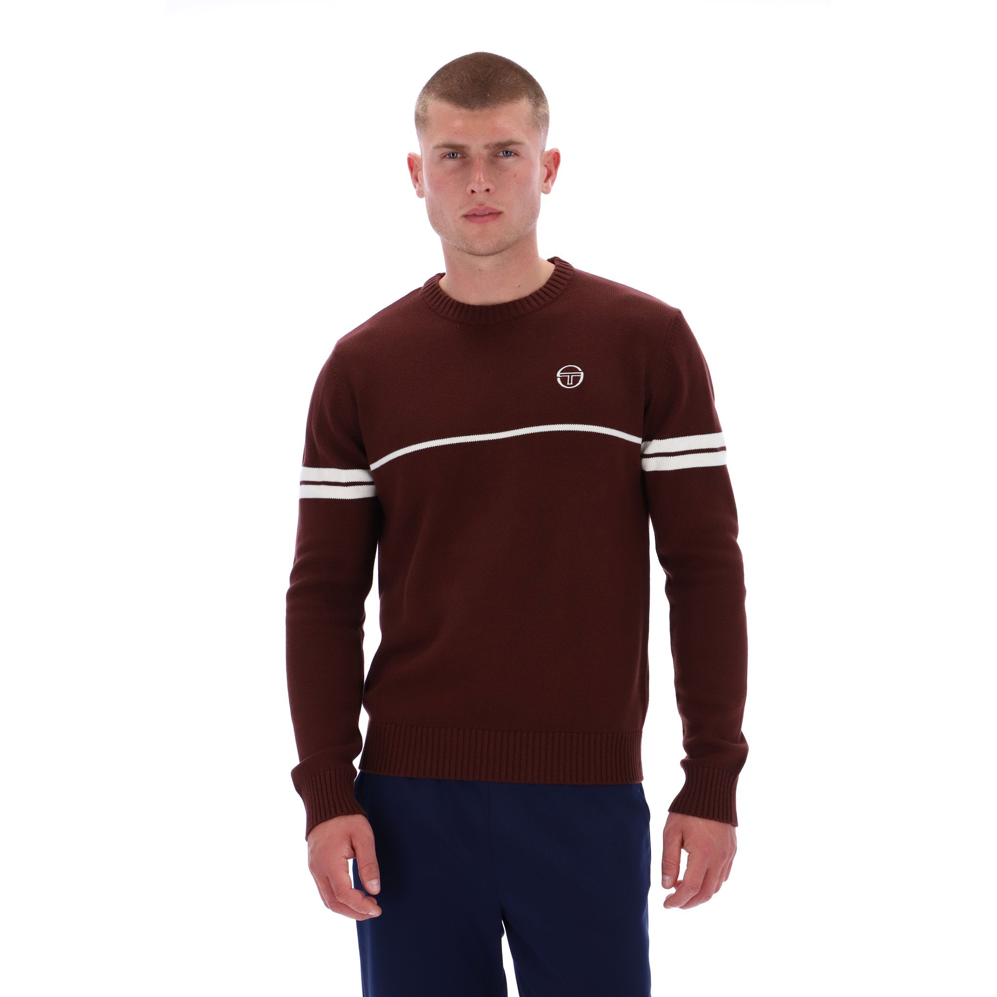 Sergio Tacchini Orion Knit Jumper Brown