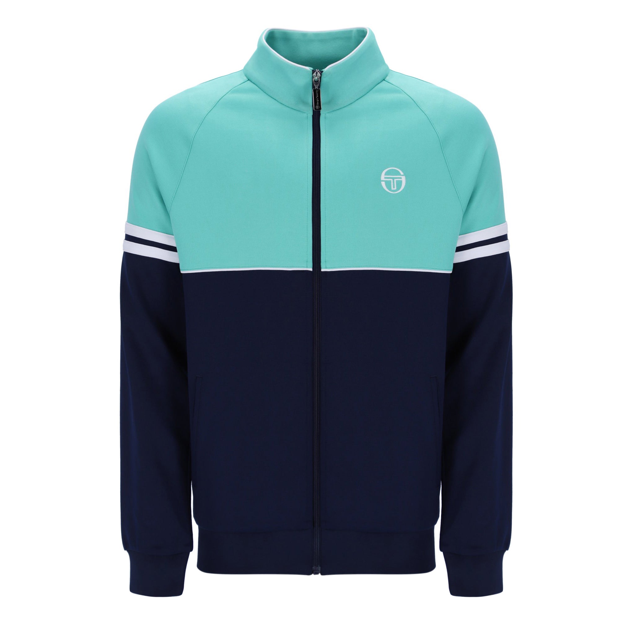 Sergio Tacchini Orion Track Top Cyan/Navy